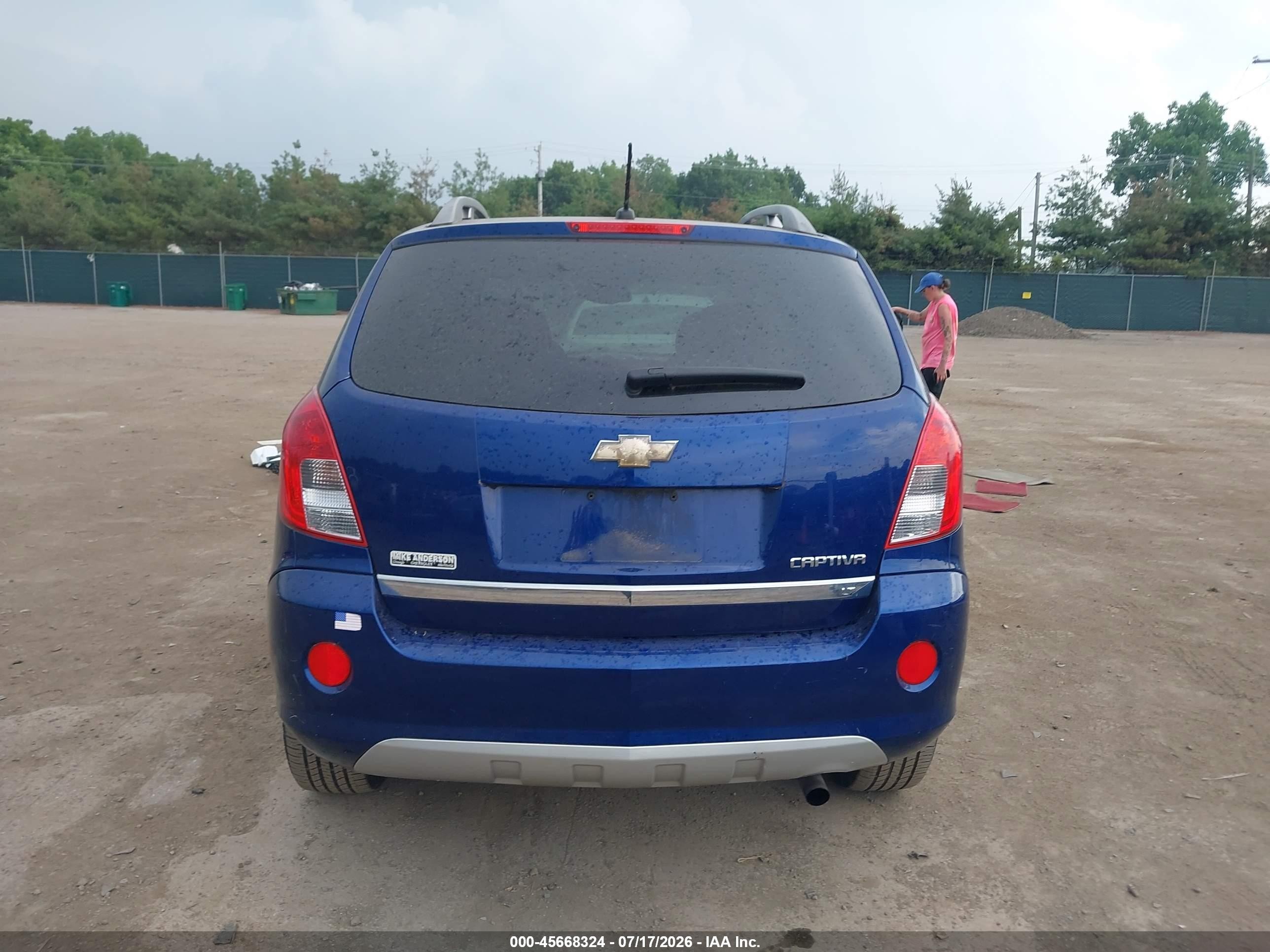 2013 Chevrolet Captiva Sport Fleet Lt Dark Blue vin: 3GNFL3EKXDS529698
