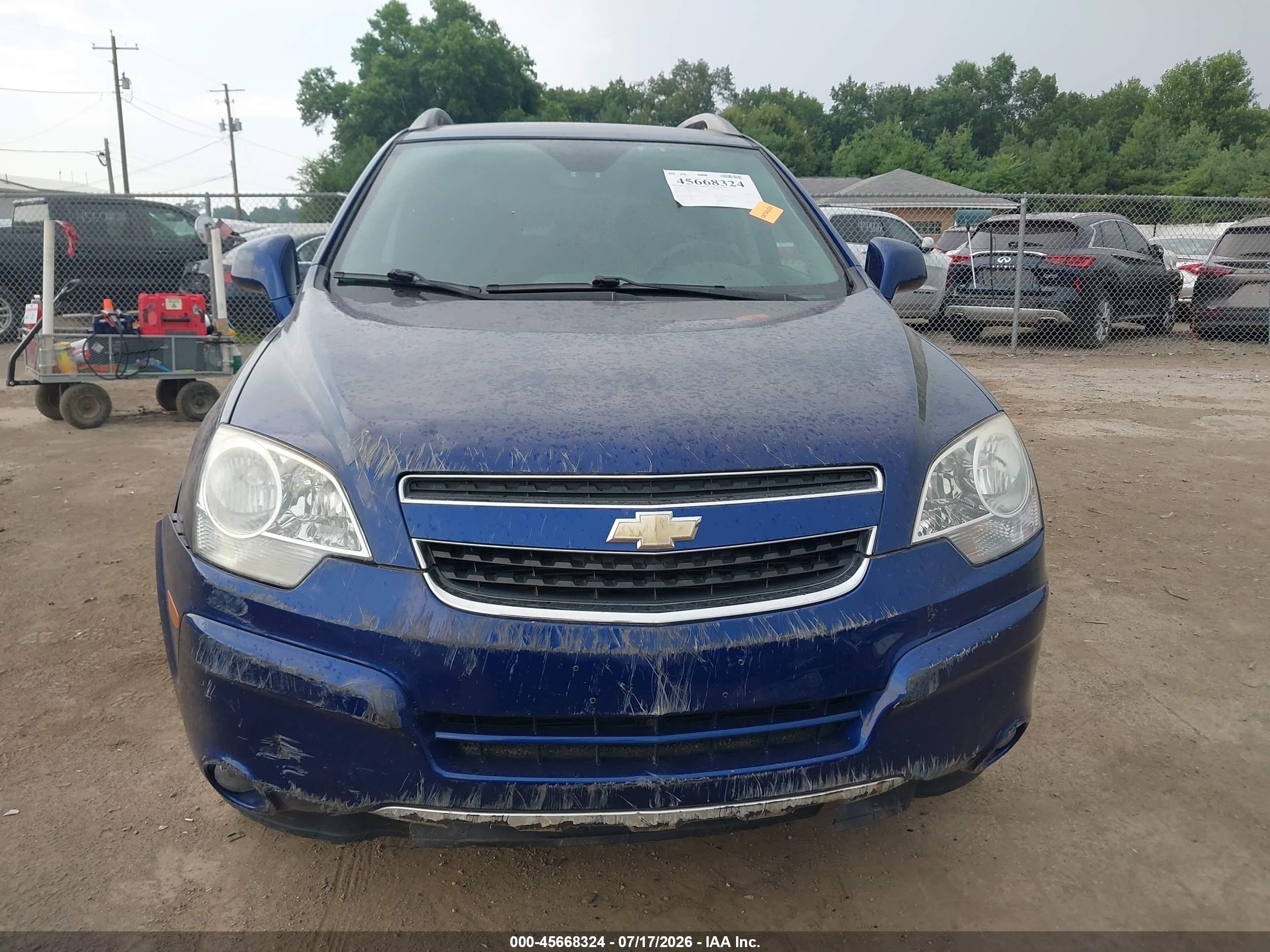 2013 Chevrolet Captiva Sport Fleet Lt Dark Blue vin: 3GNFL3EKXDS529698