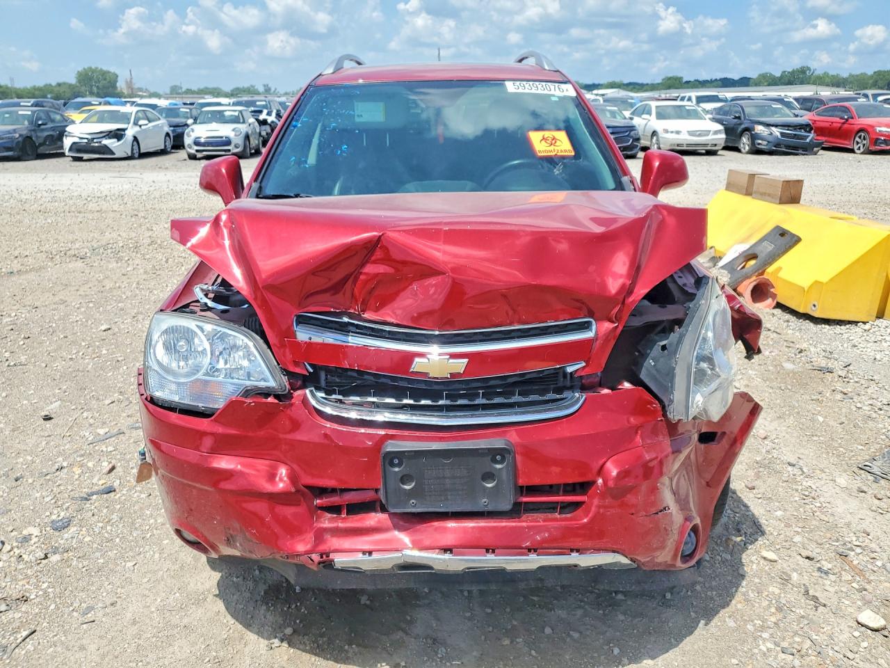 2012 Chevrolet Captiva Sport Red vin: 3GNFL4E52CS619572