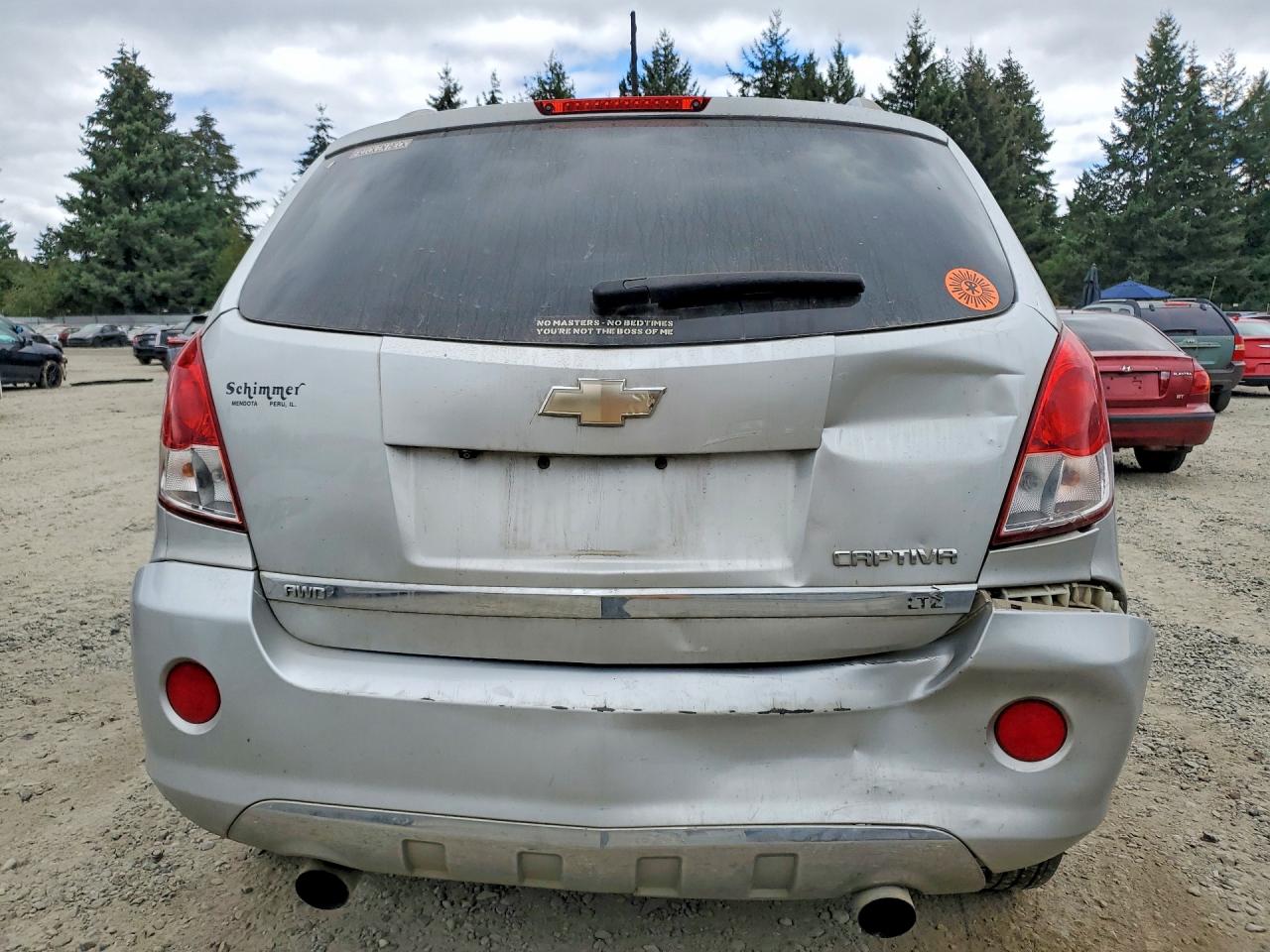 2012 Chevrolet Captiva Sport Silver vin: 3GNFL4E52CS625288