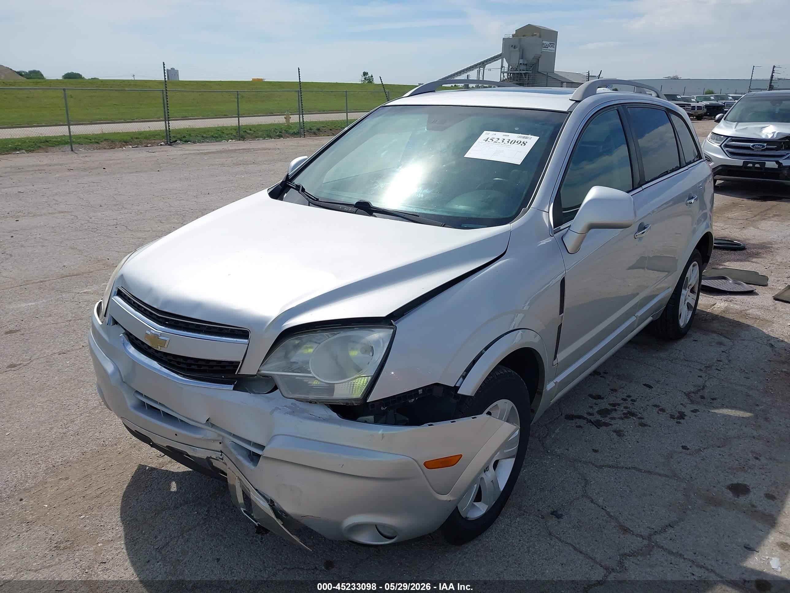 2012 Chevrolet Captiva Sport Ltz Silver vin: 3GNFL4E57CS533691