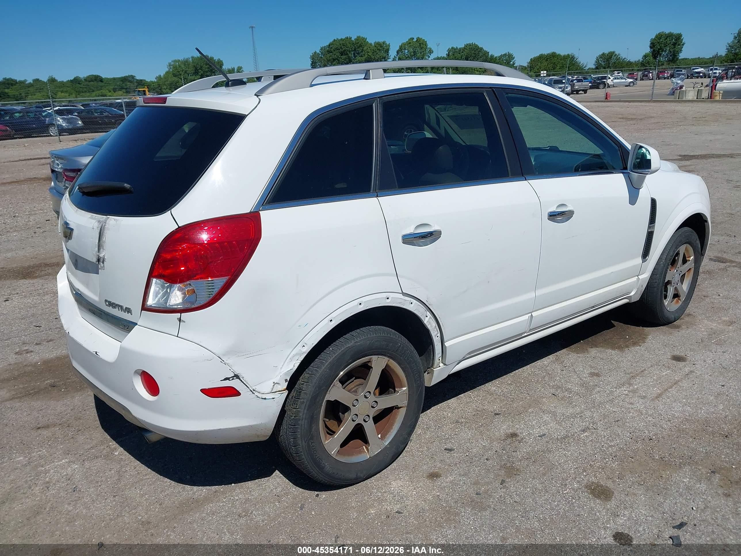 2012 Chevrolet Captiva Sport Ltz White vin: 3GNFL4E57CS545582