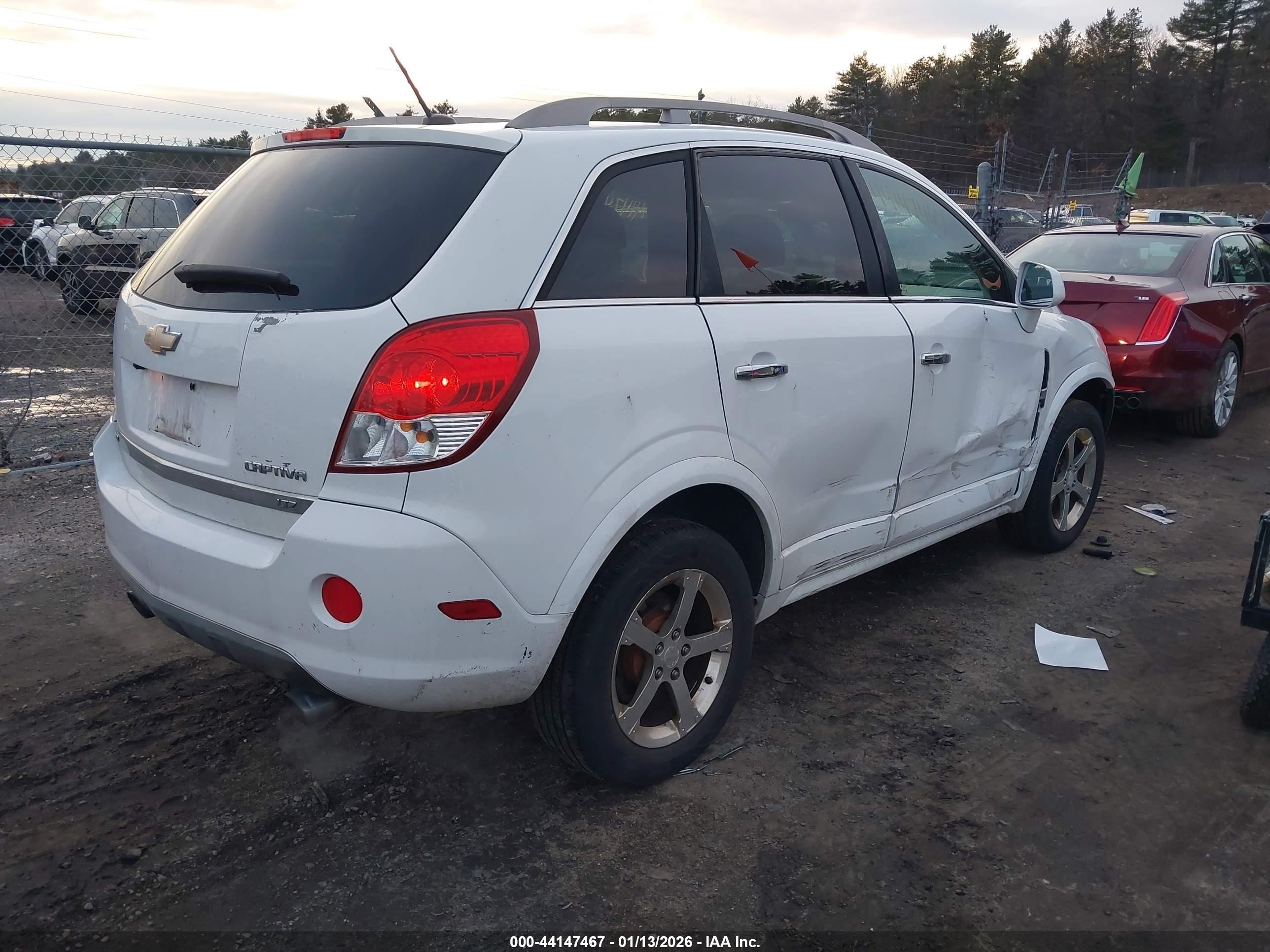 2012 Chevrolet Captiva Sport Ltz White vin: 3GNFL4E59CS641648