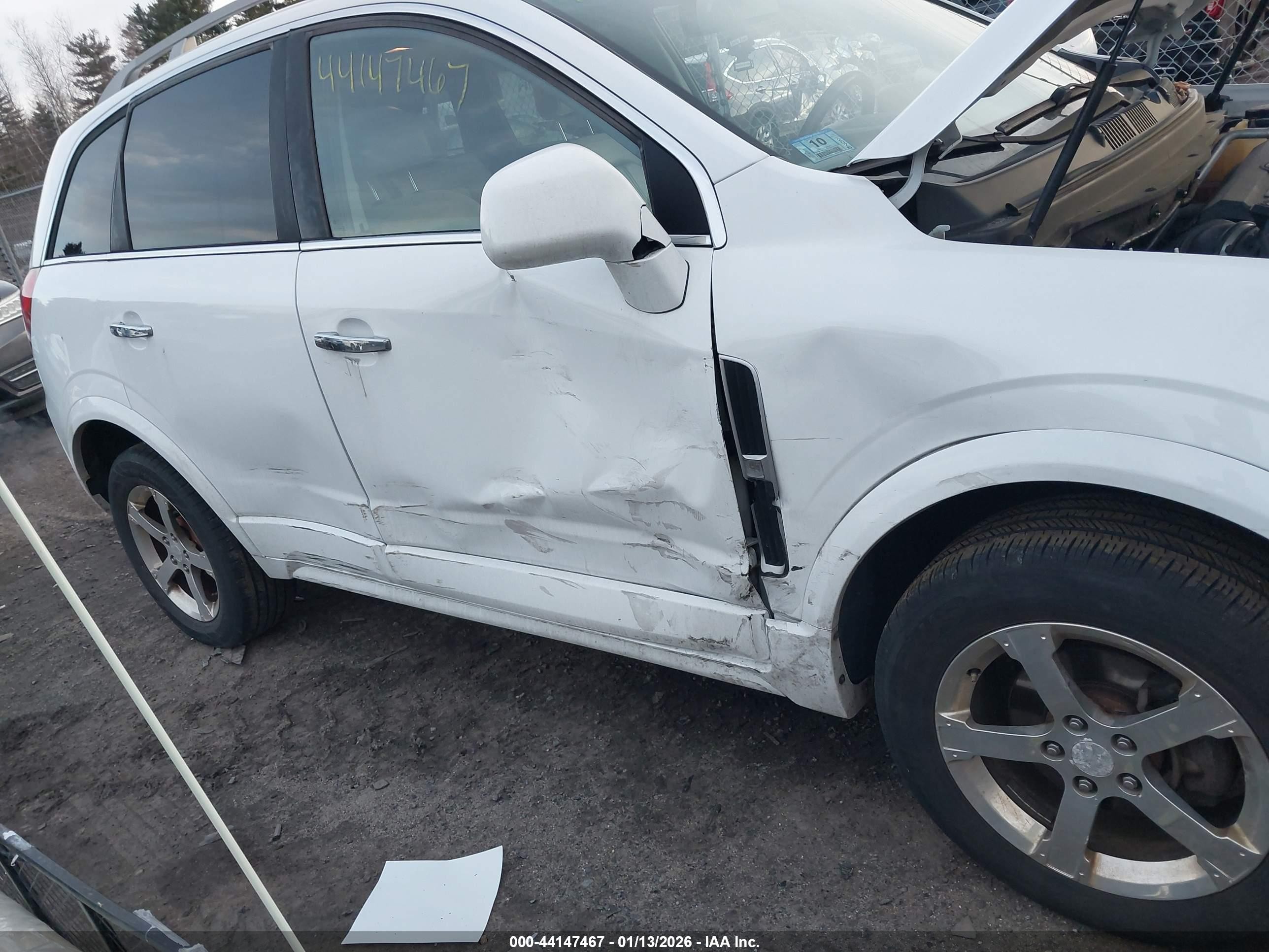 2012 Chevrolet Captiva Sport Ltz White vin: 3GNFL4E59CS641648