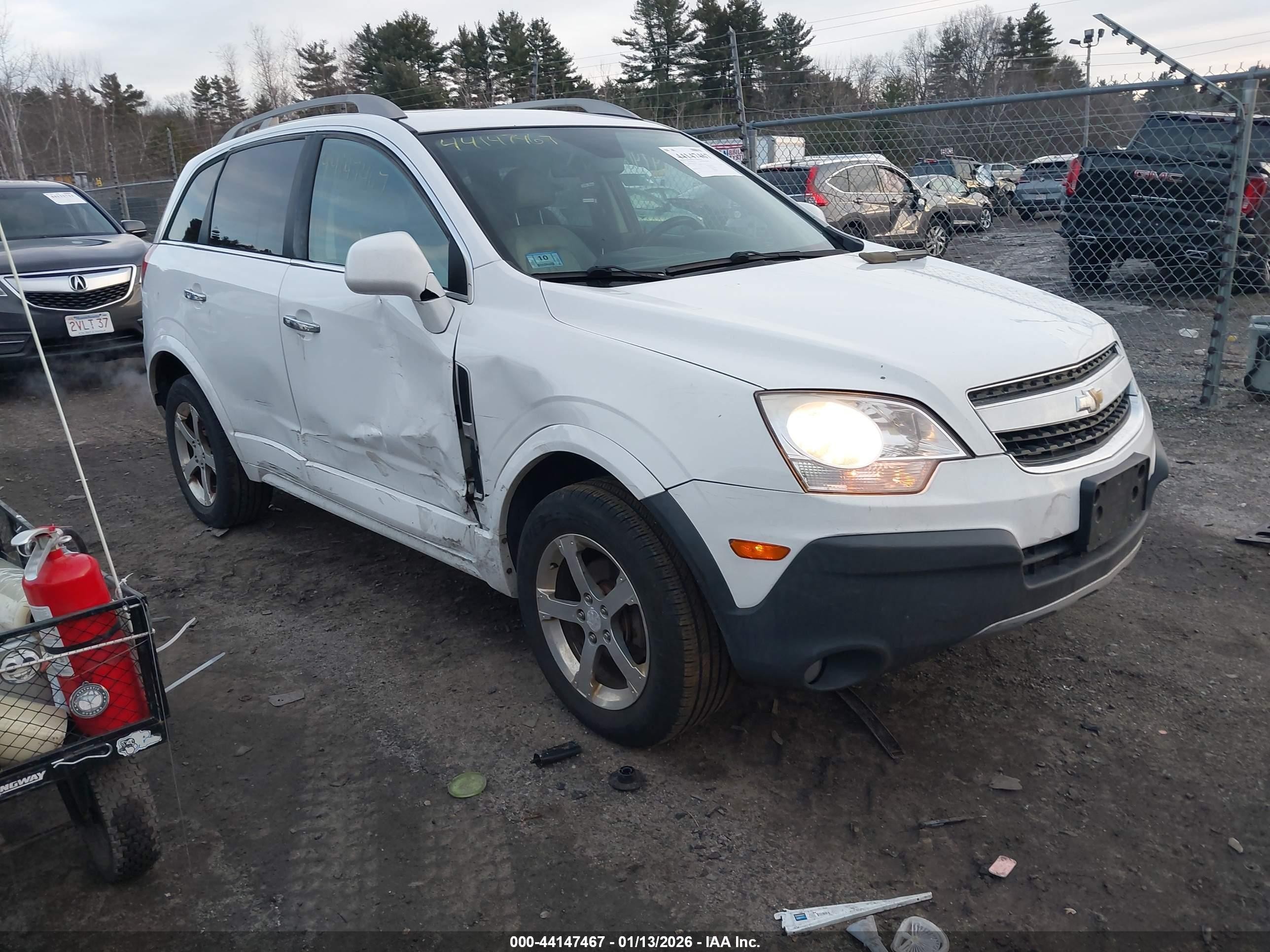 2012 Chevrolet Captiva Sport Ltz White vin: 3GNFL4E59CS641648