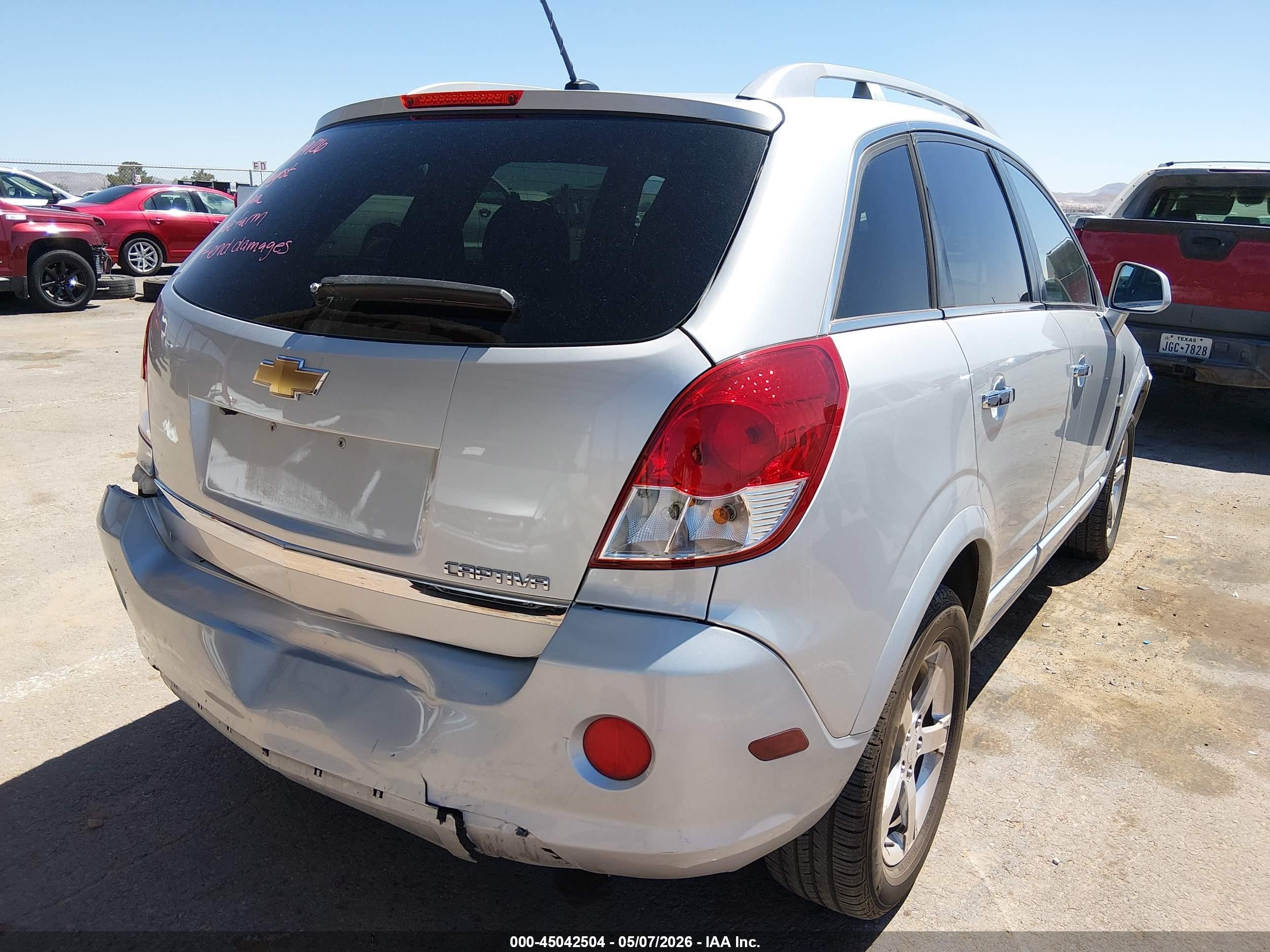 2012 Chevrolet Captiva Sport Ltz Silver vin: 3GNFL4E5XCS621618