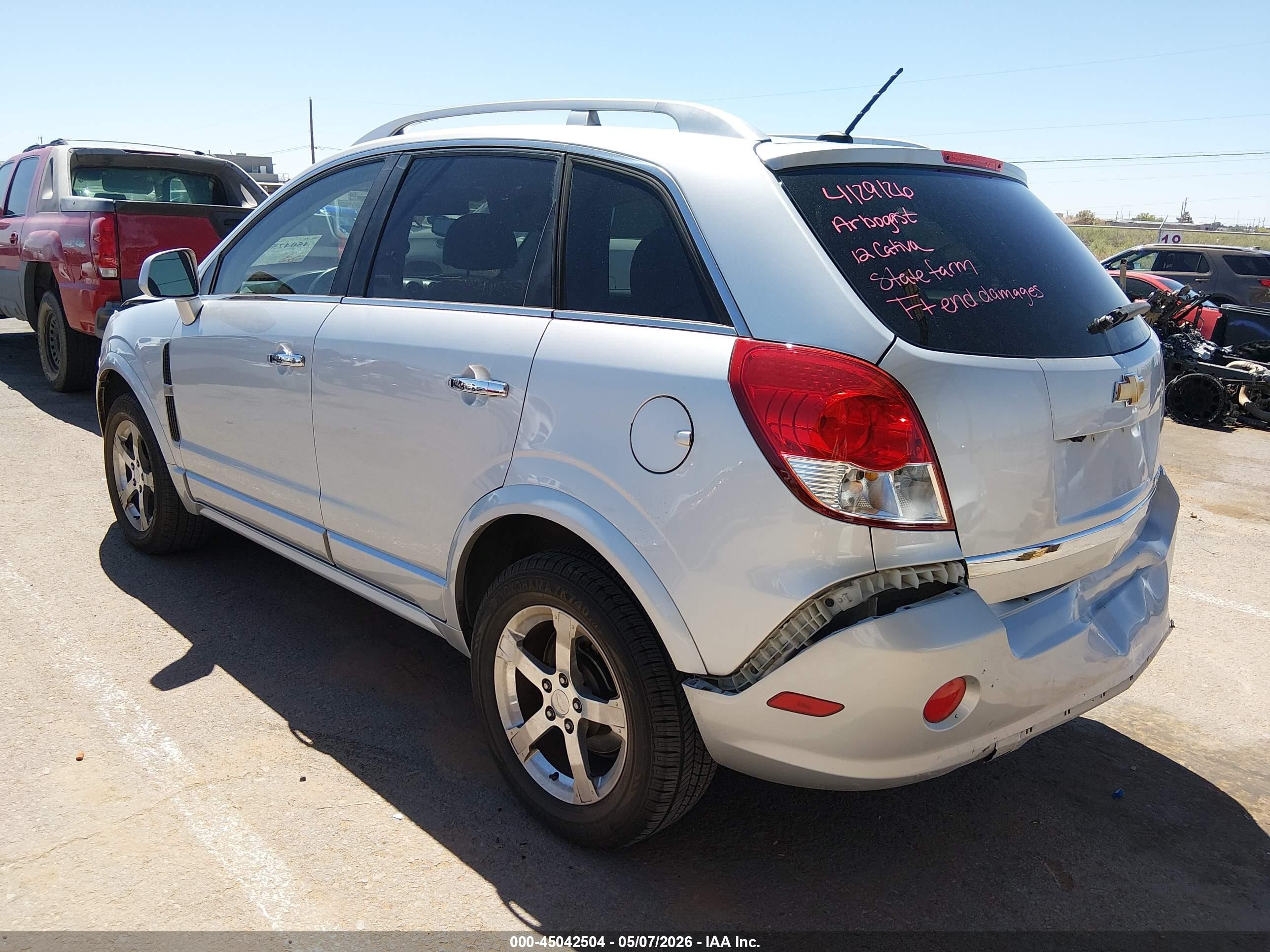 2012 Chevrolet Captiva Sport Ltz Silver vin: 3GNFL4E5XCS621618