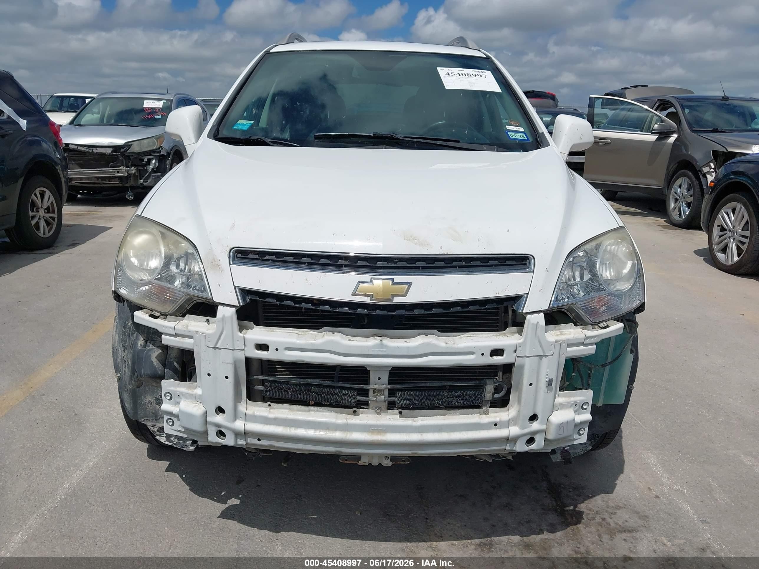 2012 Chevrolet Captiva Sport Ltz White vin: 3GNFL4E5XCS625913