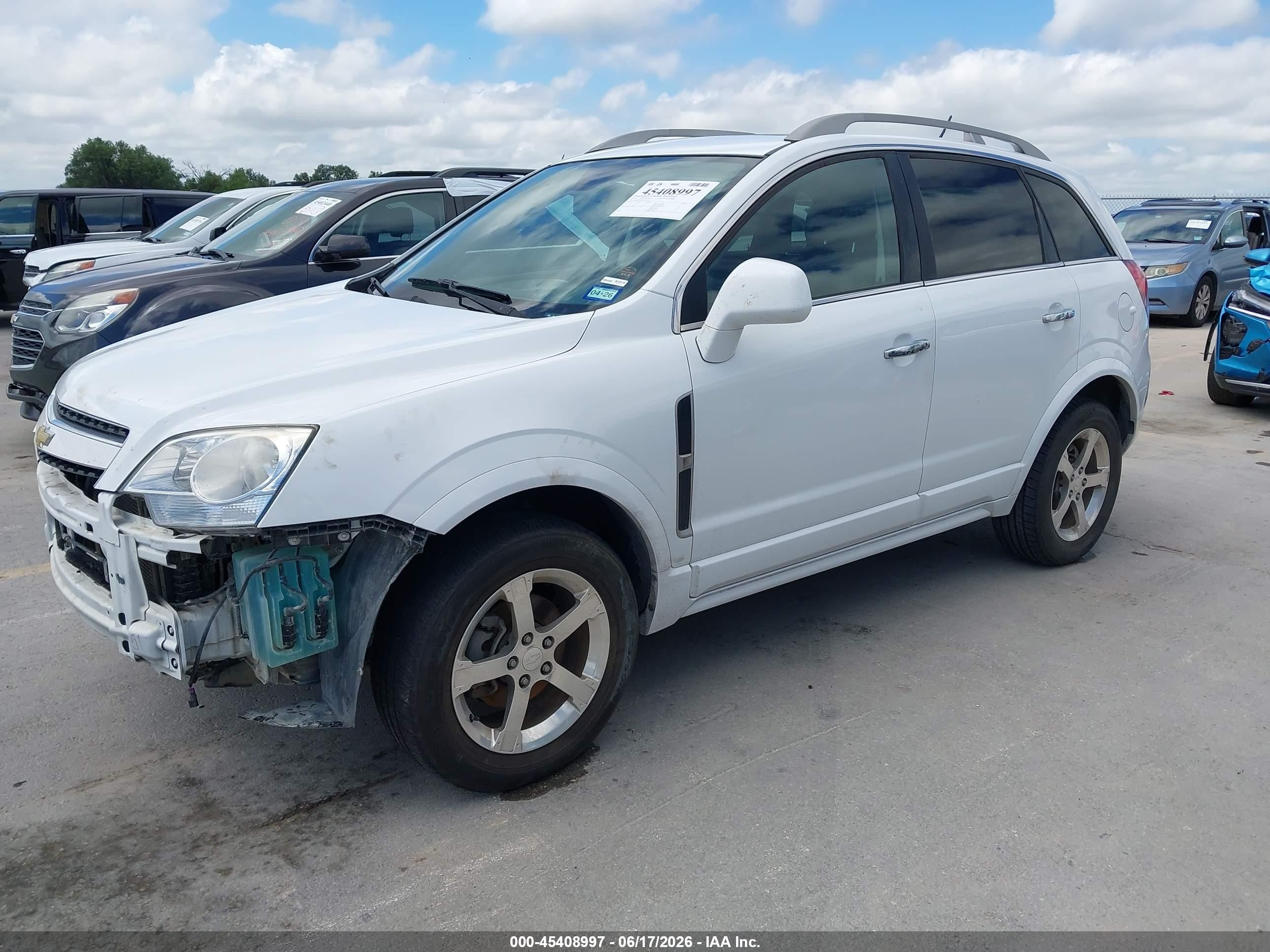 2012 Chevrolet Captiva Sport Ltz White vin: 3GNFL4E5XCS625913