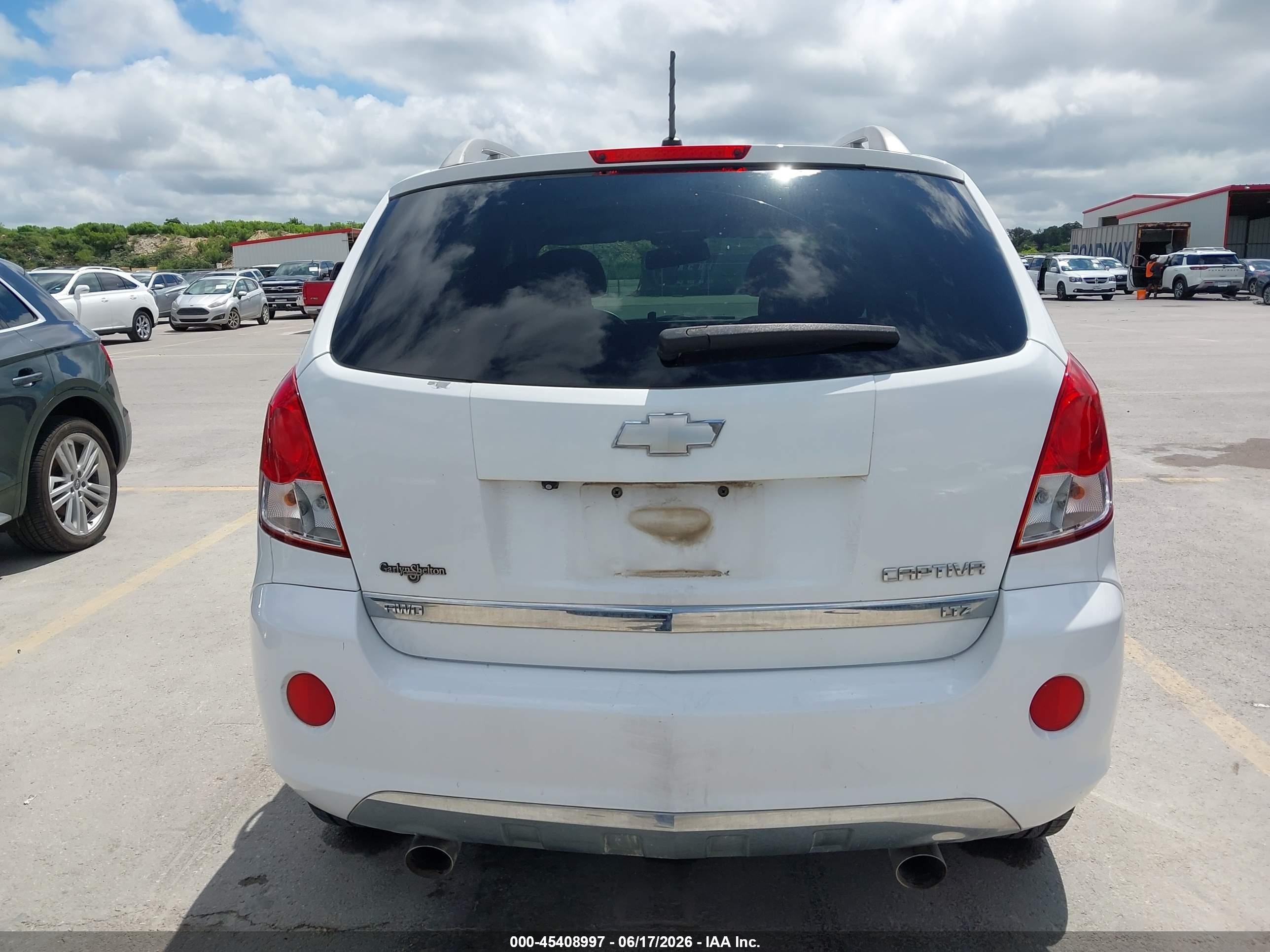 2012 Chevrolet Captiva Sport Ltz White vin: 3GNFL4E5XCS625913
