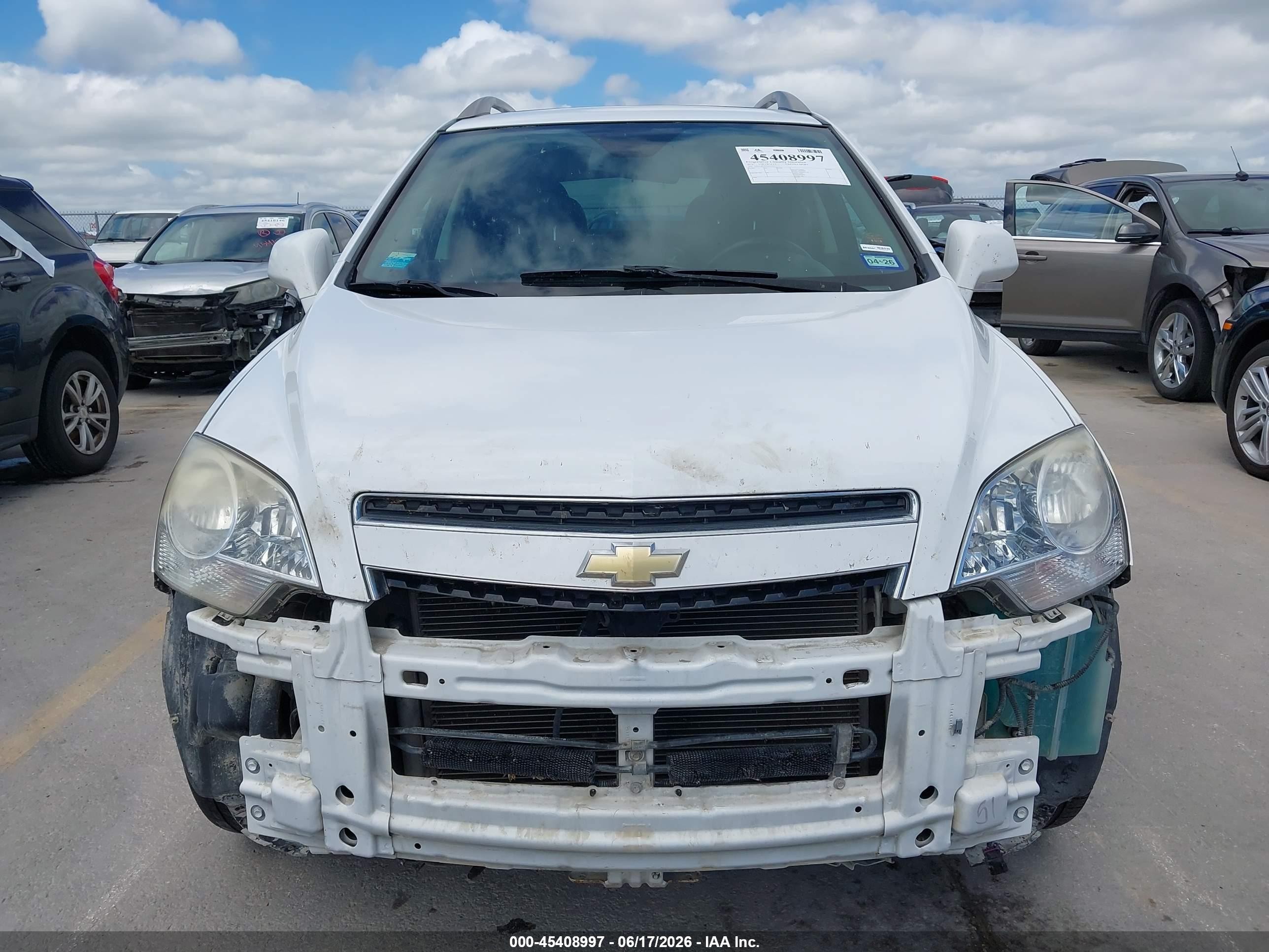 2012 Chevrolet Captiva Sport Ltz White vin: 3GNFL4E5XCS625913