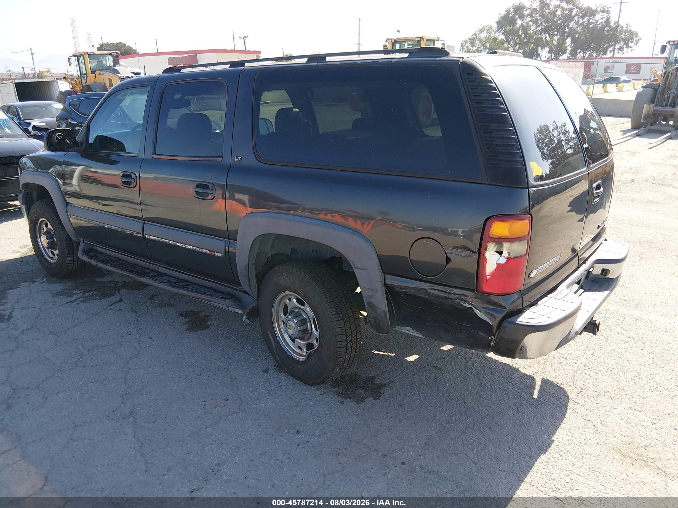 2003 Chevrolet Suburban 2500 Lt Gray vin: 3GNGC26G63G245110