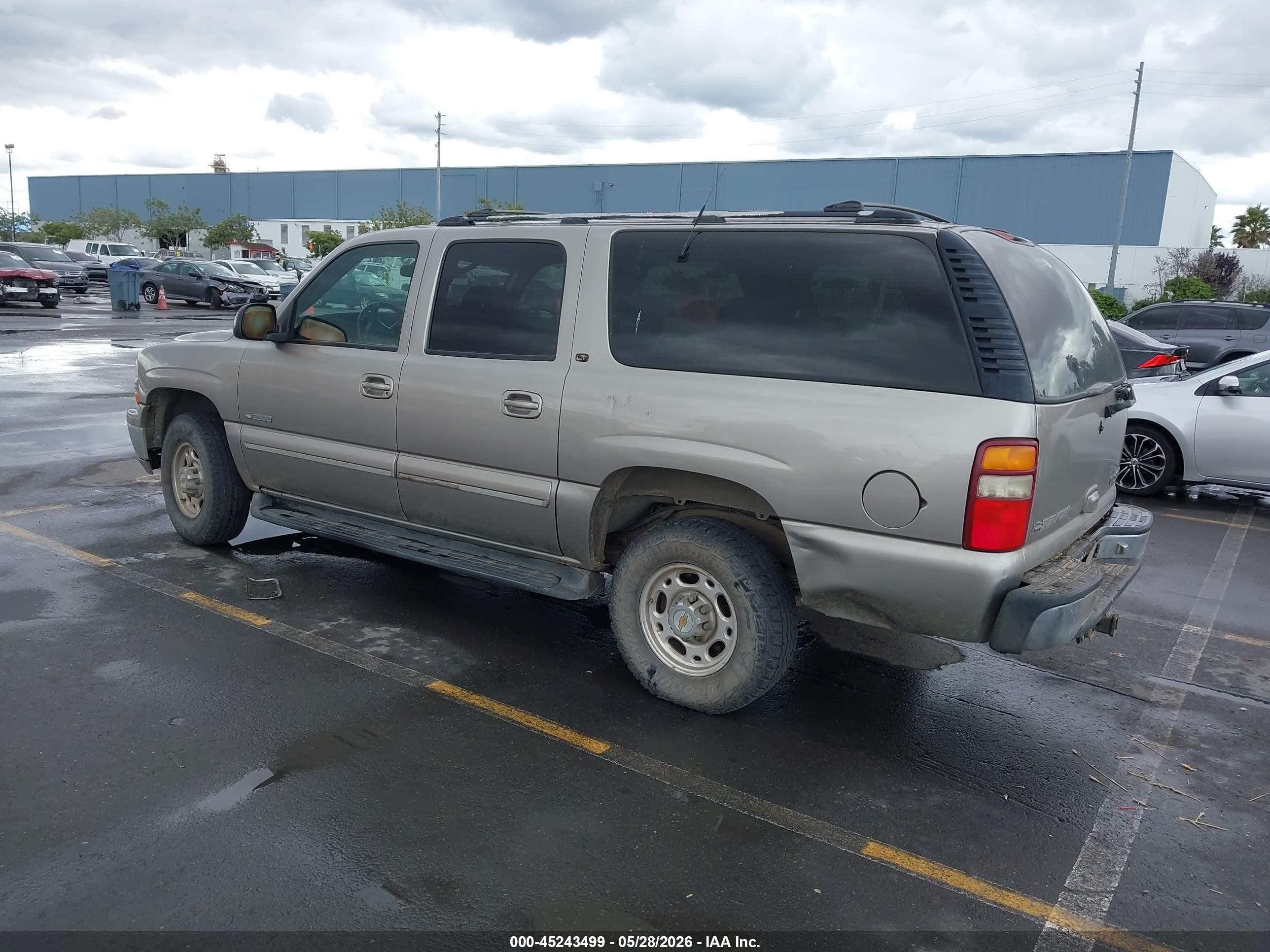 2000 Chevrolet Suburban 2500 Lt Beige vin: 3GNGC26U1YG189669
