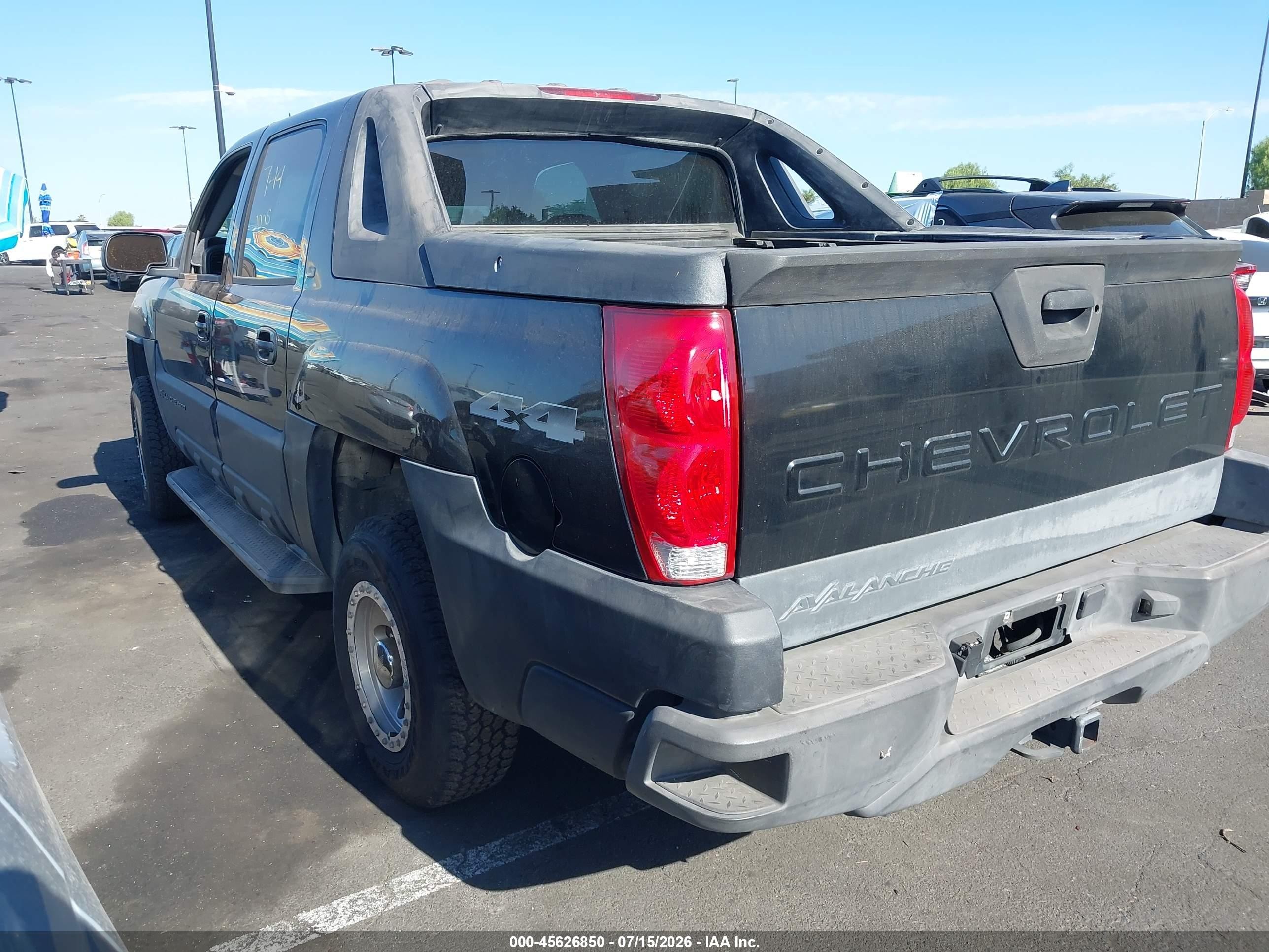 2005 Chevrolet Avalanche 2500 Lt Черный vin: 3GNGK22G65G135590