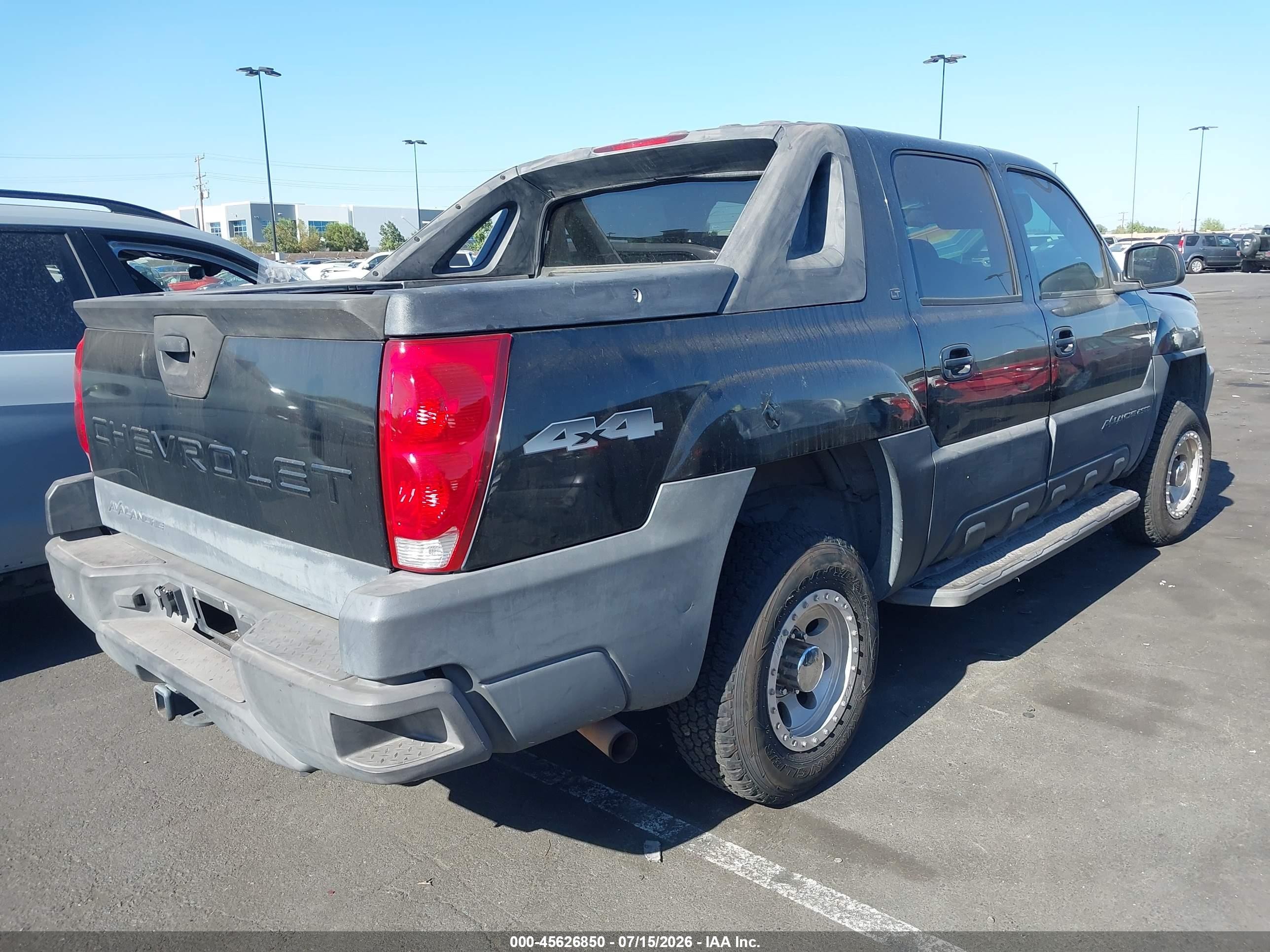 2005 Chevrolet Avalanche 2500 Lt Черный vin: 3GNGK22G65G135590