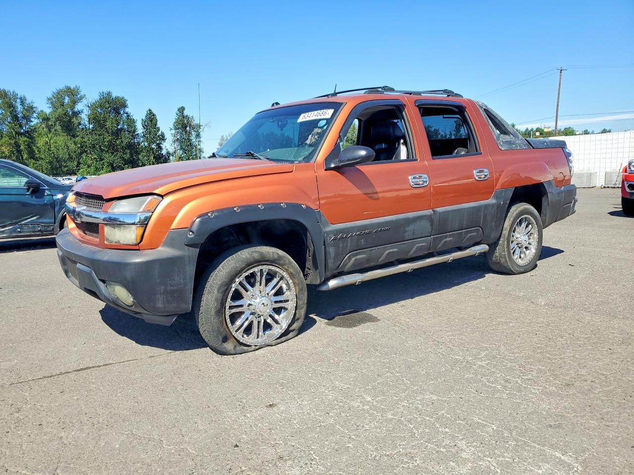 2004 Chevrolet Avalanche K2500 Оранжевый vin: 3GNGK22G84G260072