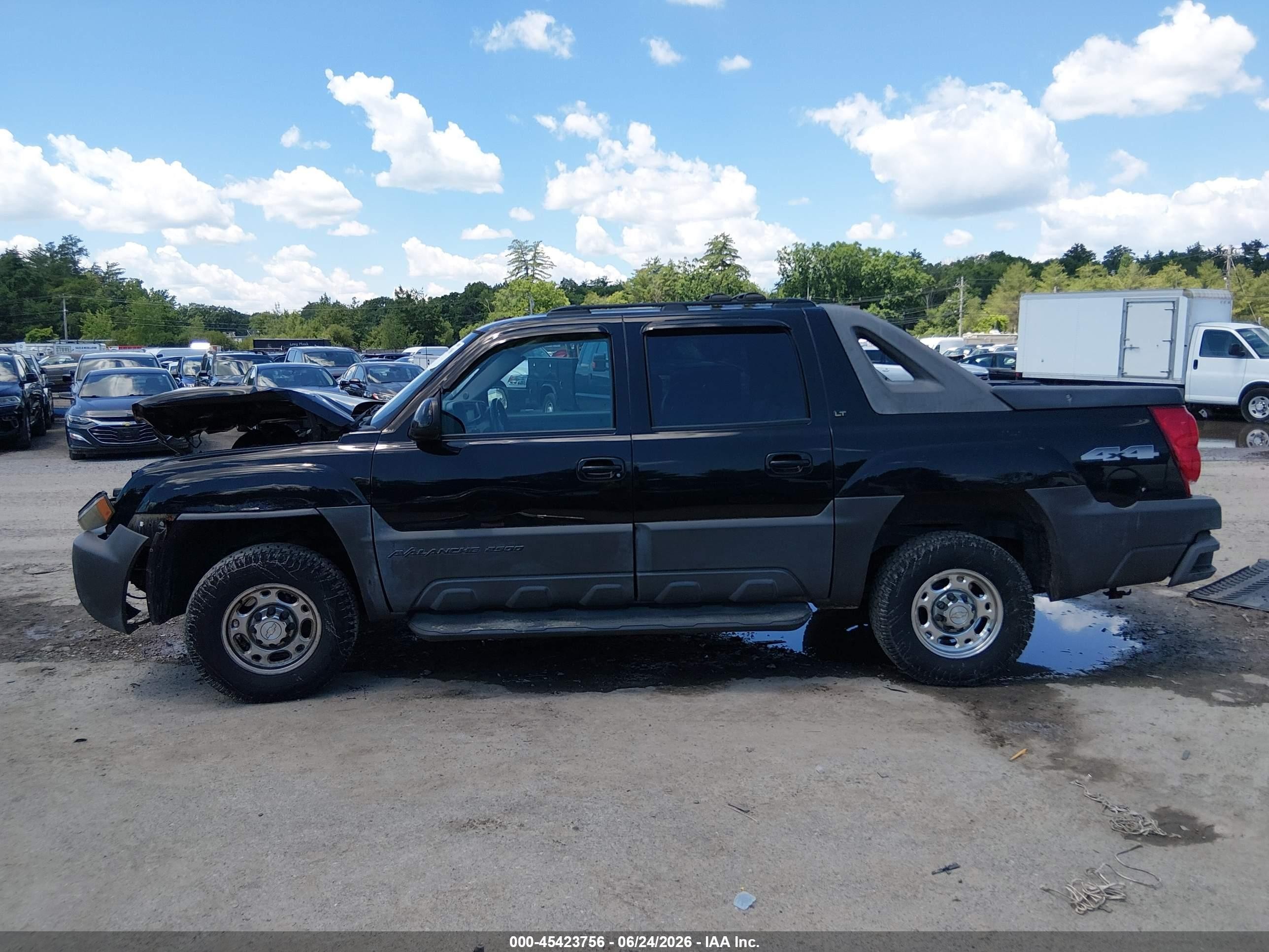 2005 Chevrolet Avalanche 2500 Lt Black vin: 3GNGK22G85G273132