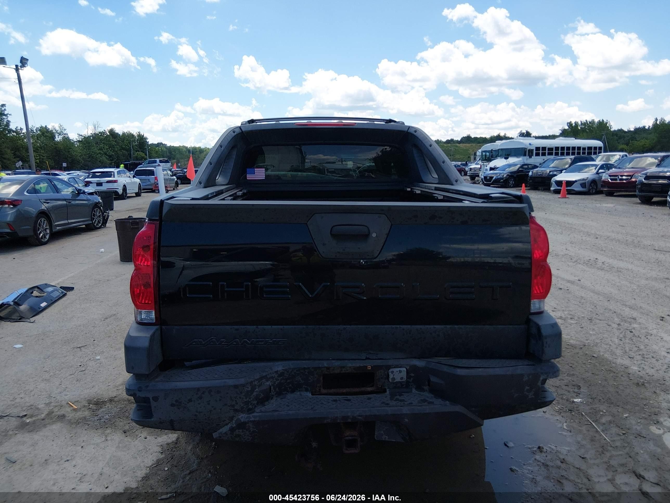 2005 Chevrolet Avalanche 2500 Lt Black vin: 3GNGK22G85G273132