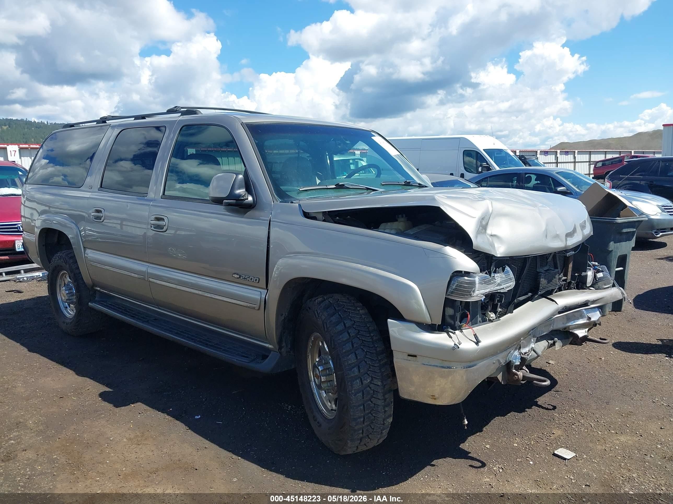 2001 Chevrolet Suburban 2500 Lt Beige vin: 3GNGK26G31G116578