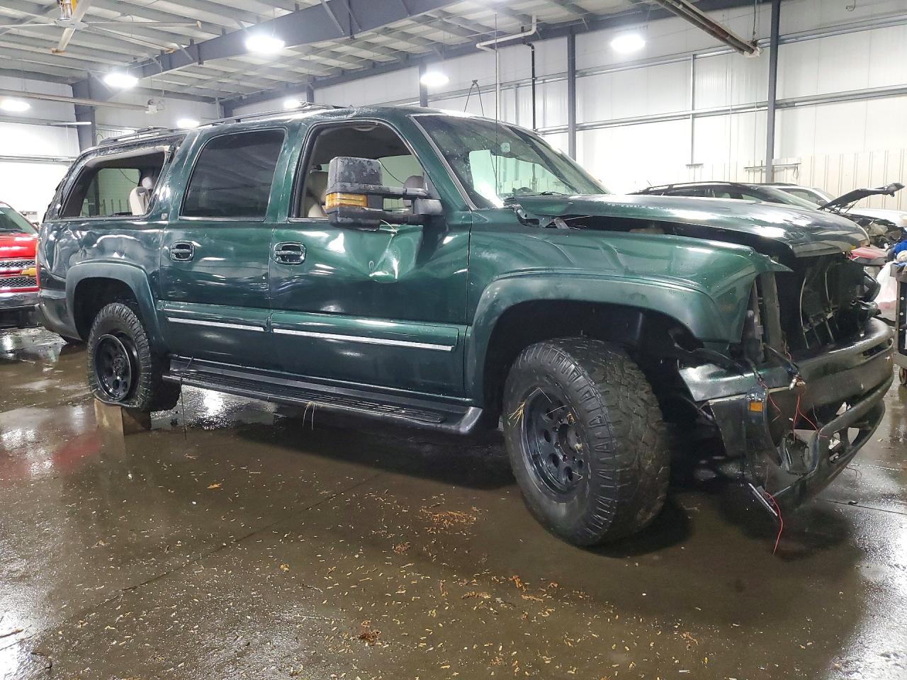 2001 Chevrolet Suburban K2500 Green vin: 3GNGK26G41G255053