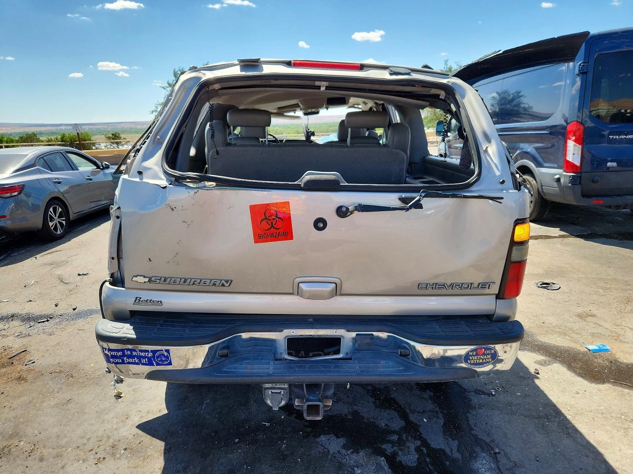 2005 Chevrolet Suburban K2500 Серебряный vin: 3GNGK26G65G153274