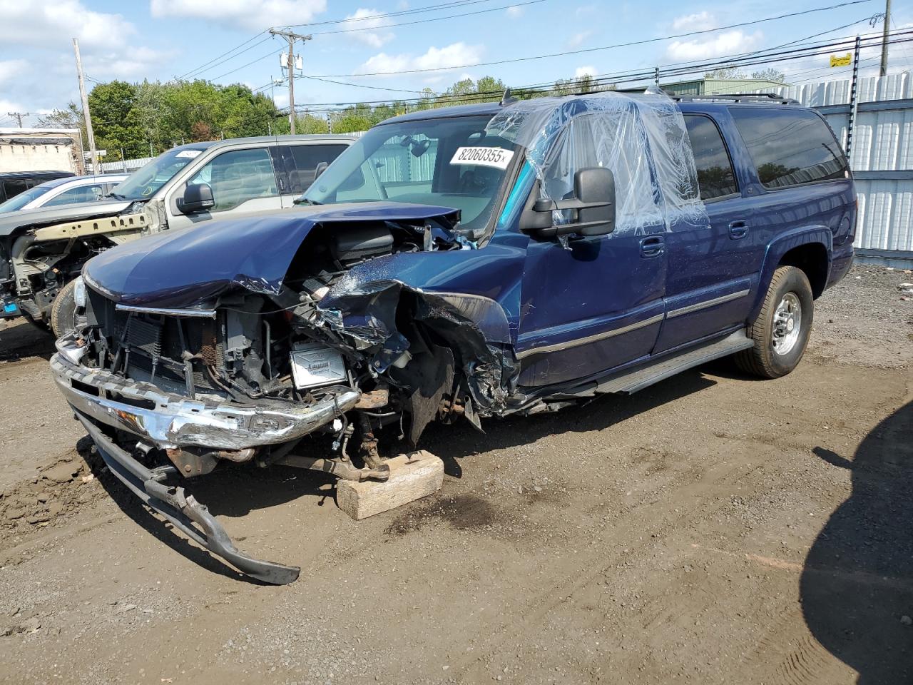 2006 Chevrolet Suburban K2500 Blue vin: 3GNGK26G66G114931