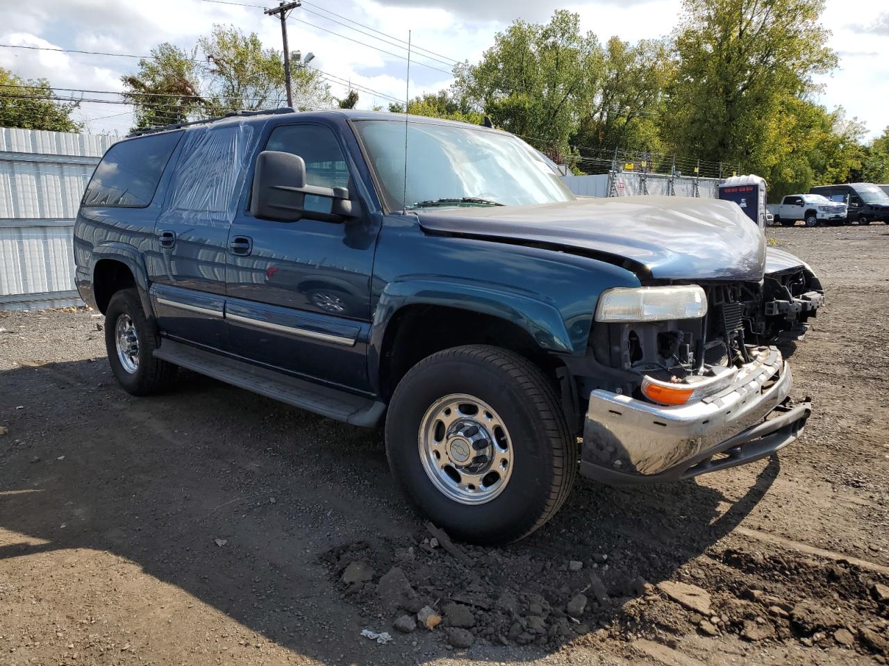 2006 Chevrolet Suburban K2500 Blue vin: 3GNGK26G66G114931