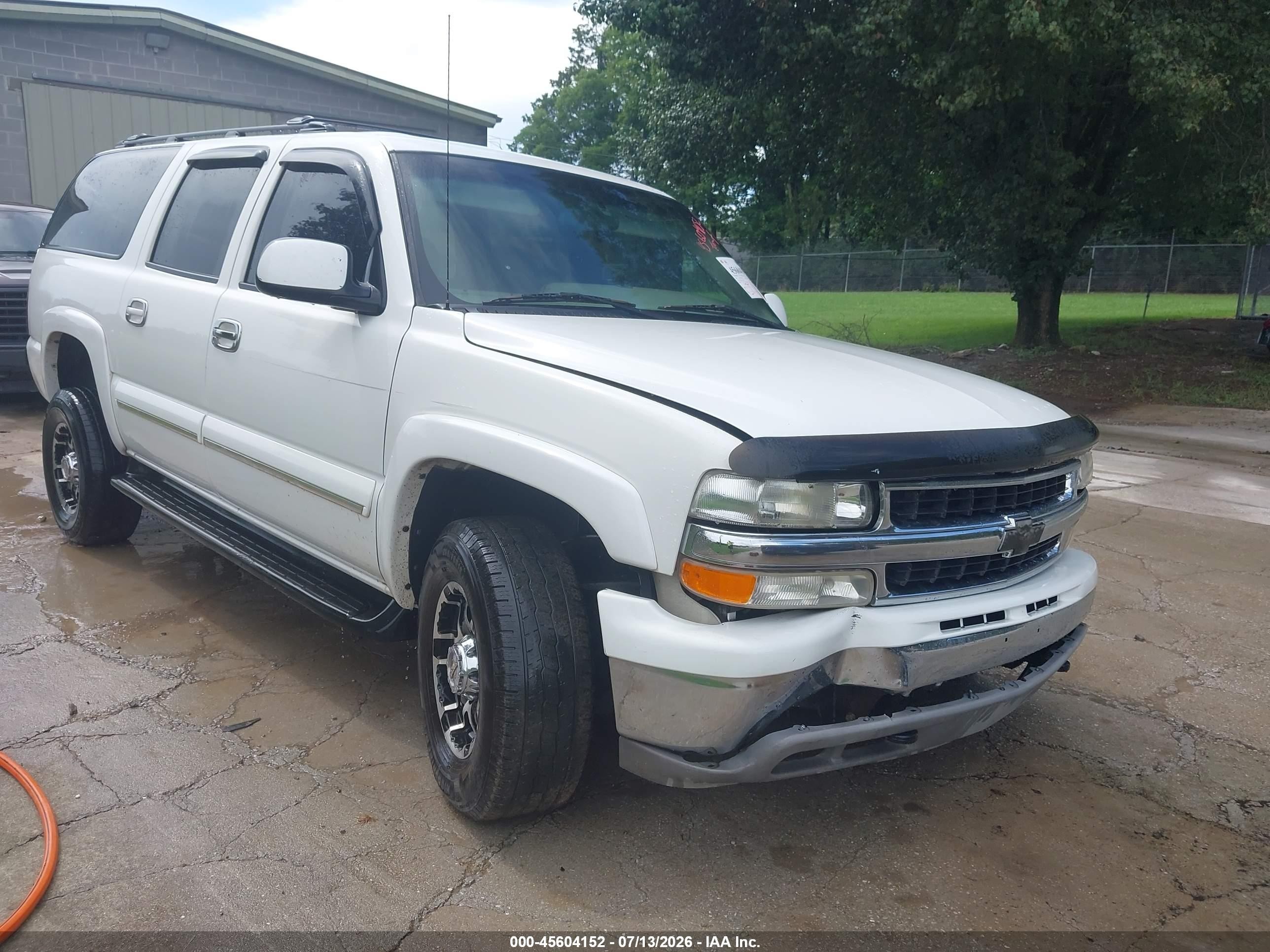 2002 Chevrolet Suburban 2500 Lt White vin: 3GNGK26GX2G183843