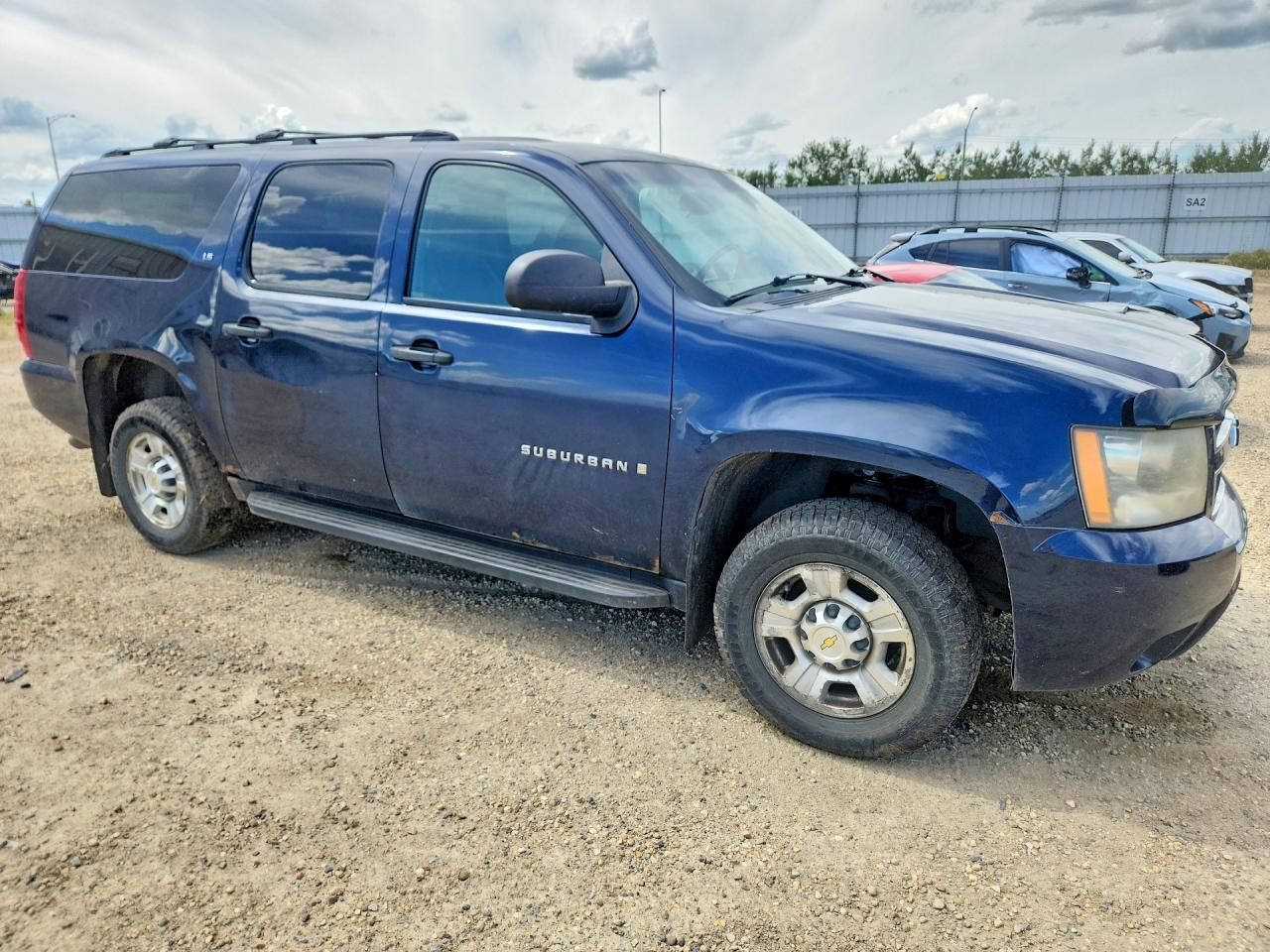 2007 Chevrolet Suburban K2500 Blue vin: 3GNGK26K67G279156