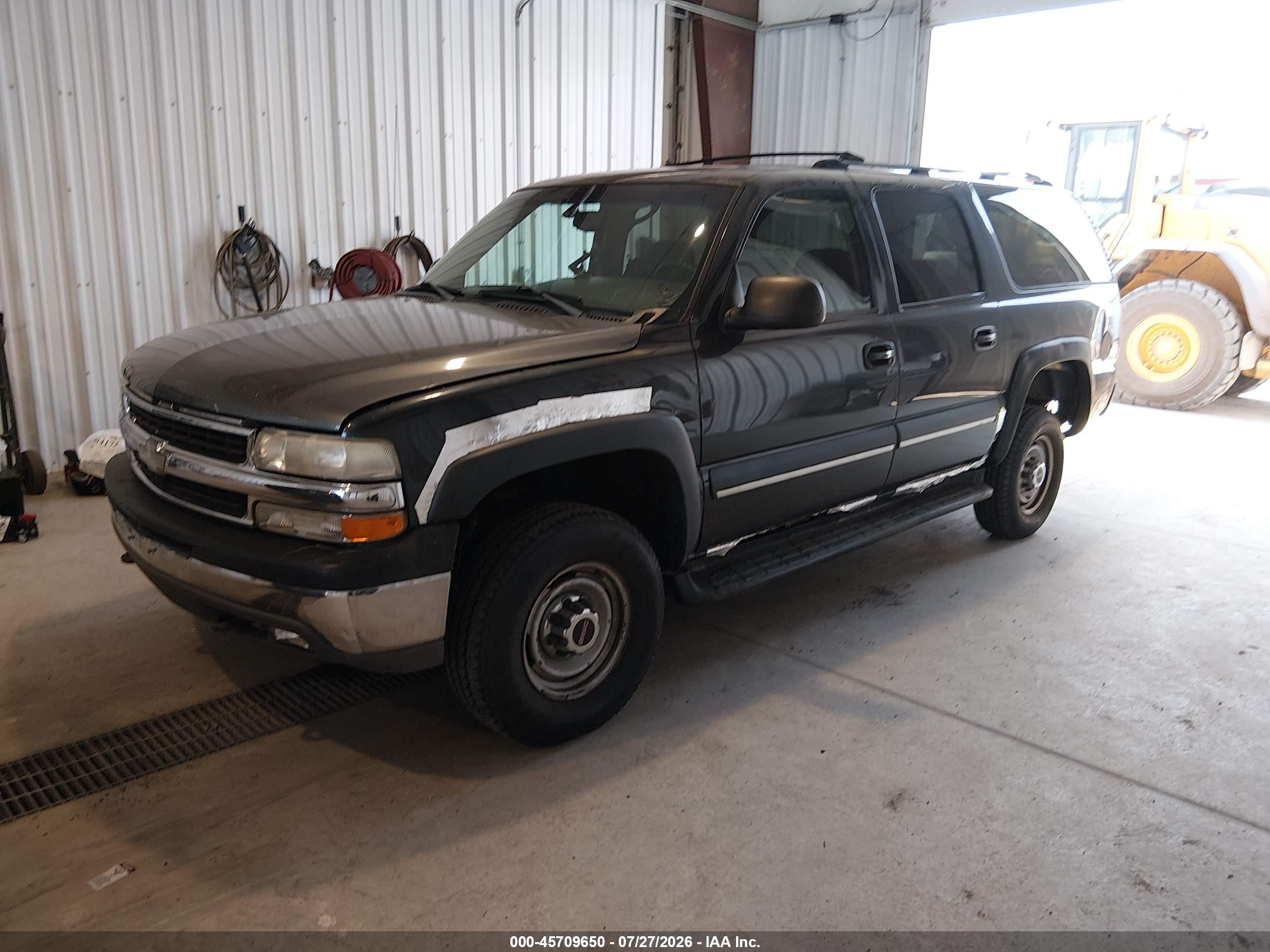 2003 Chevrolet Suburban 2500 Ls Black vin: 3GNGK26U33G293804