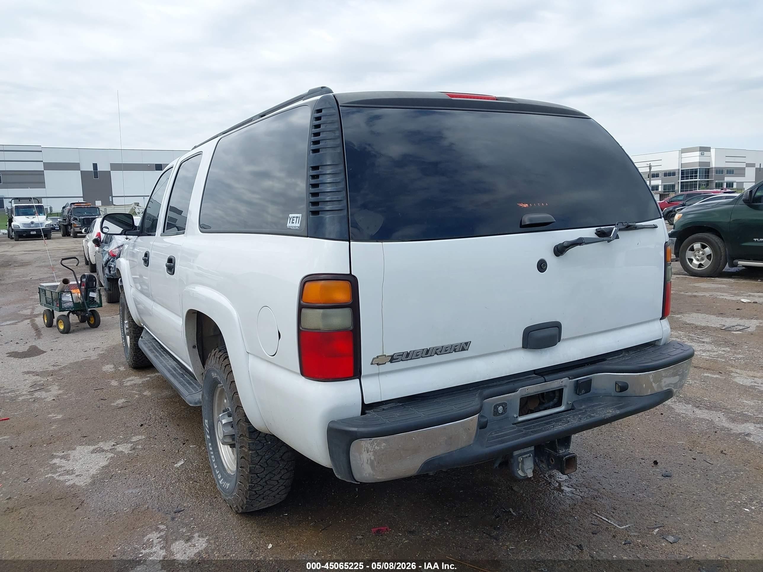 2006 Chevrolet Suburban 2500 Ls Белый vin: 3GNGK26U66G227820
