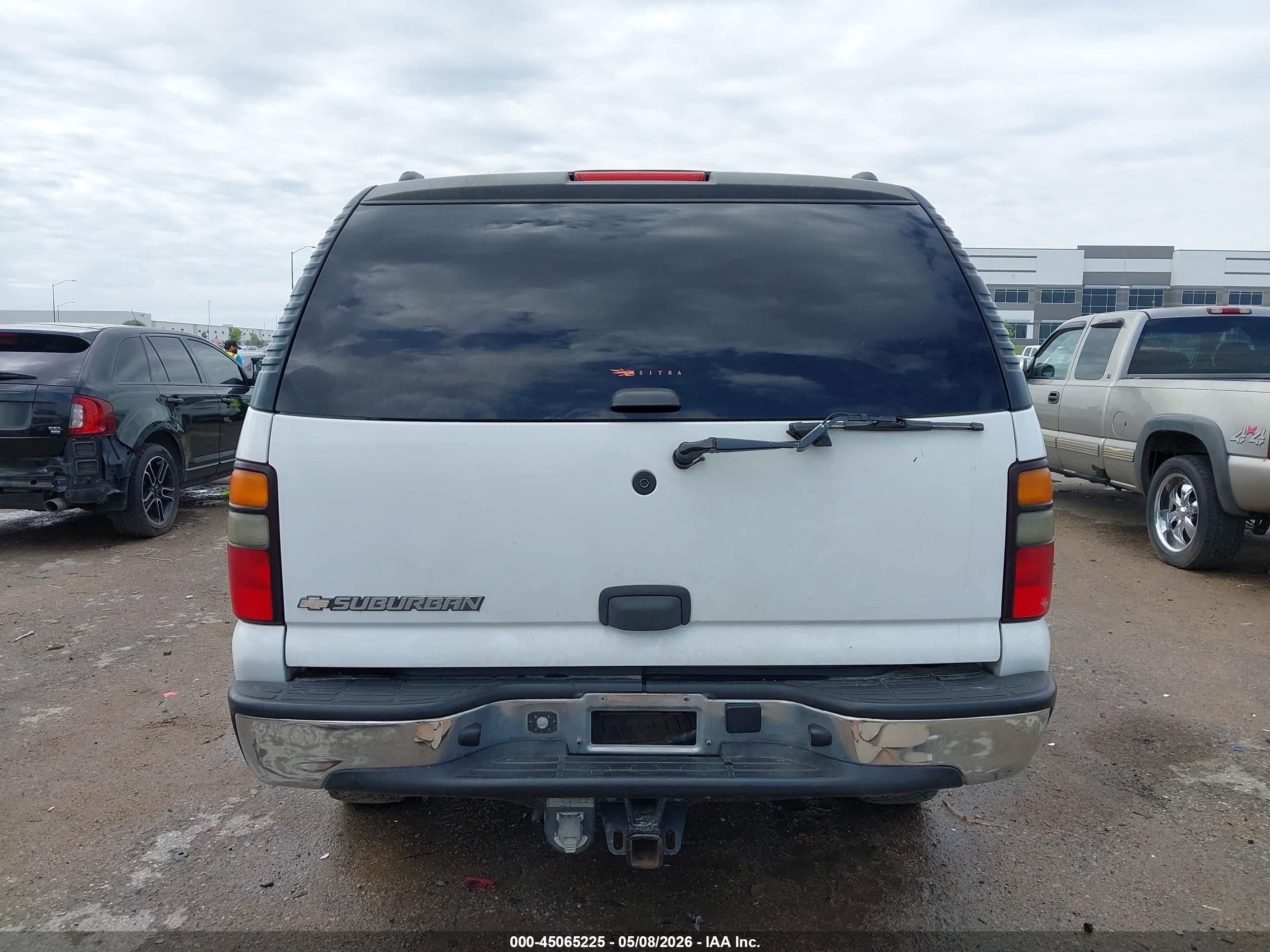 2006 Chevrolet Suburban 2500 Ls Белый vin: 3GNGK26U66G227820