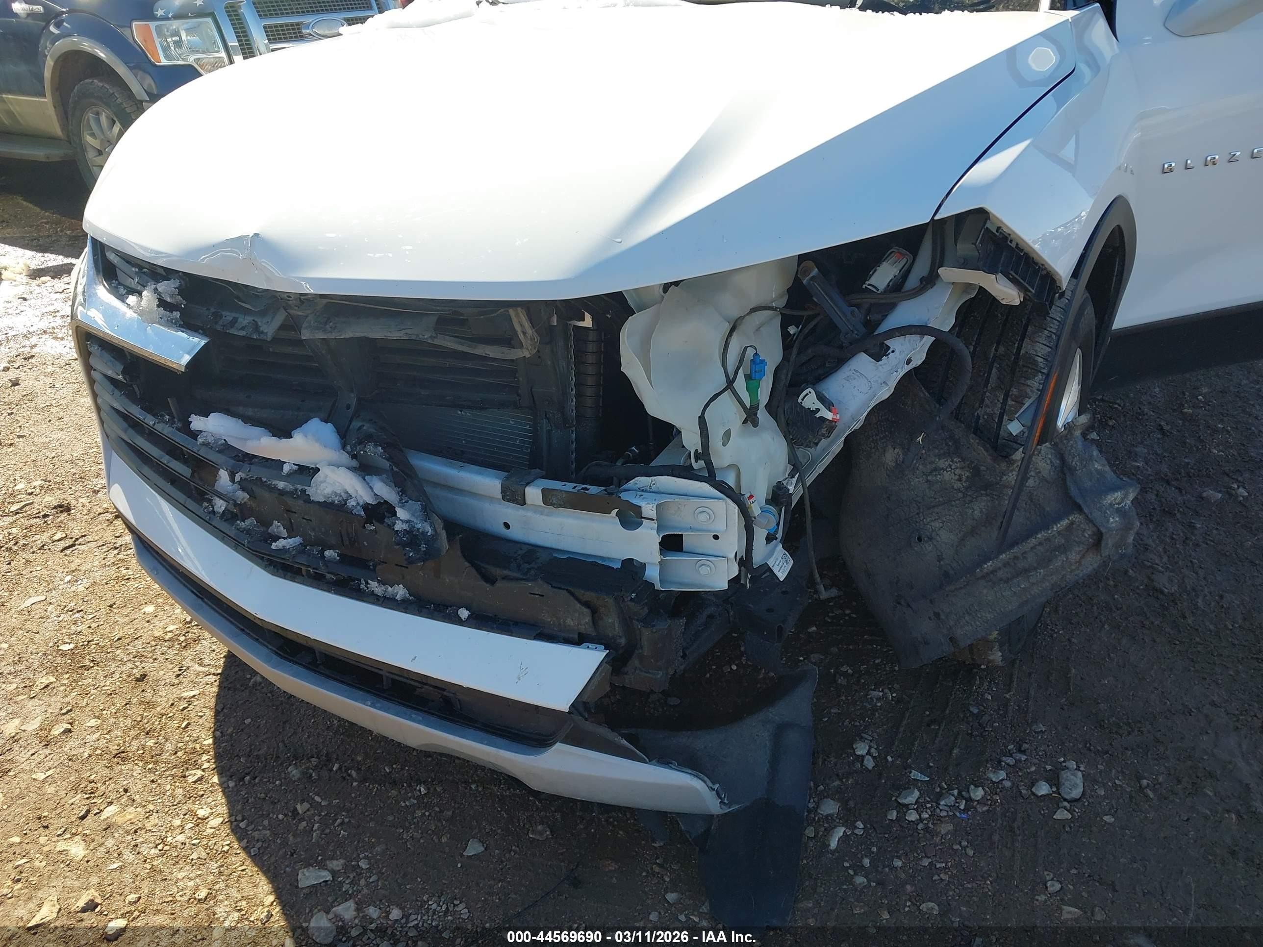 2020 Chevrolet Blazer Fwd 1lt White vin: 3GNKBBRA0LS692324