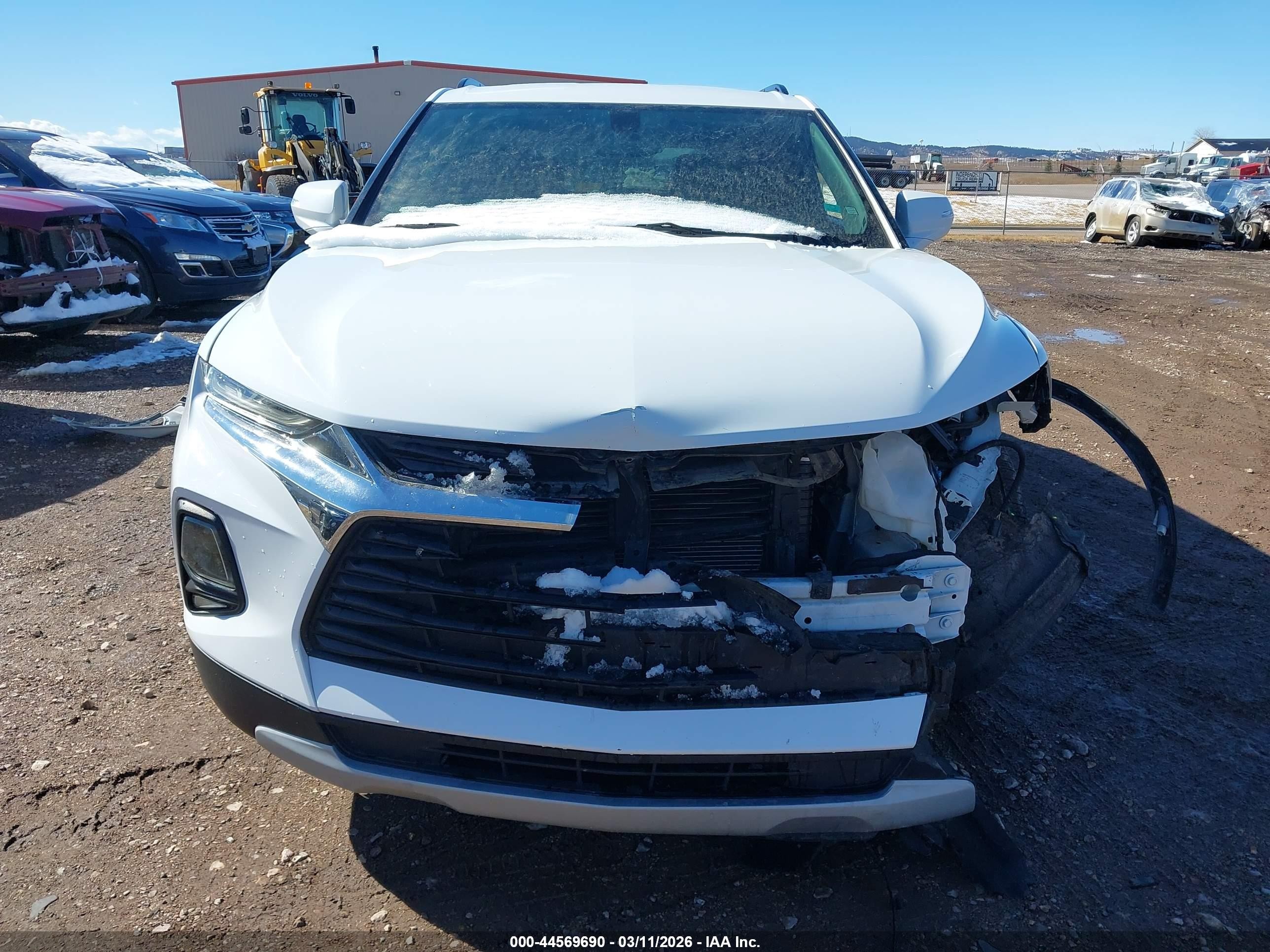2020 Chevrolet Blazer Fwd 1lt White vin: 3GNKBBRA0LS692324
