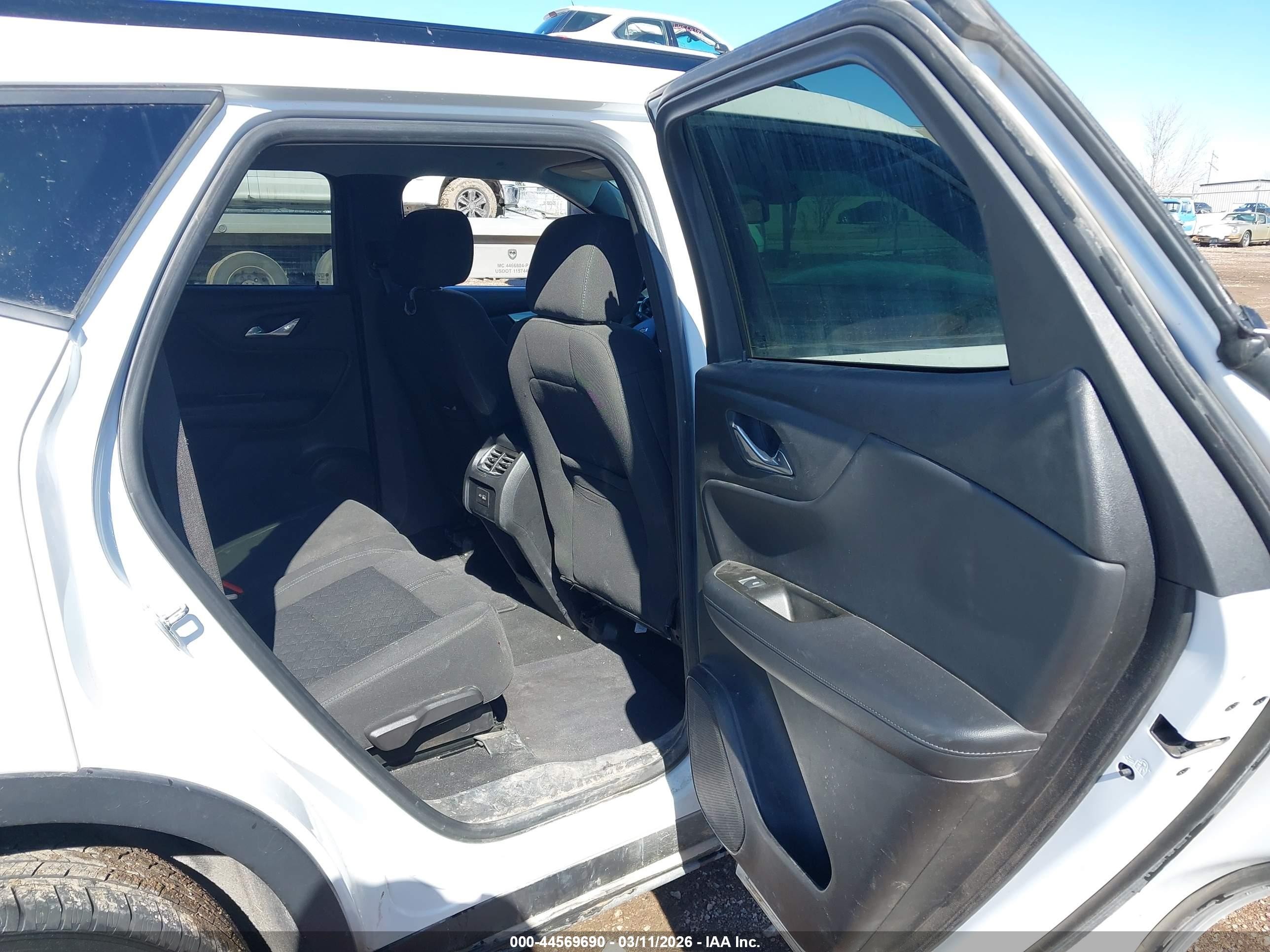 2020 Chevrolet Blazer Fwd 1lt White vin: 3GNKBBRA0LS692324