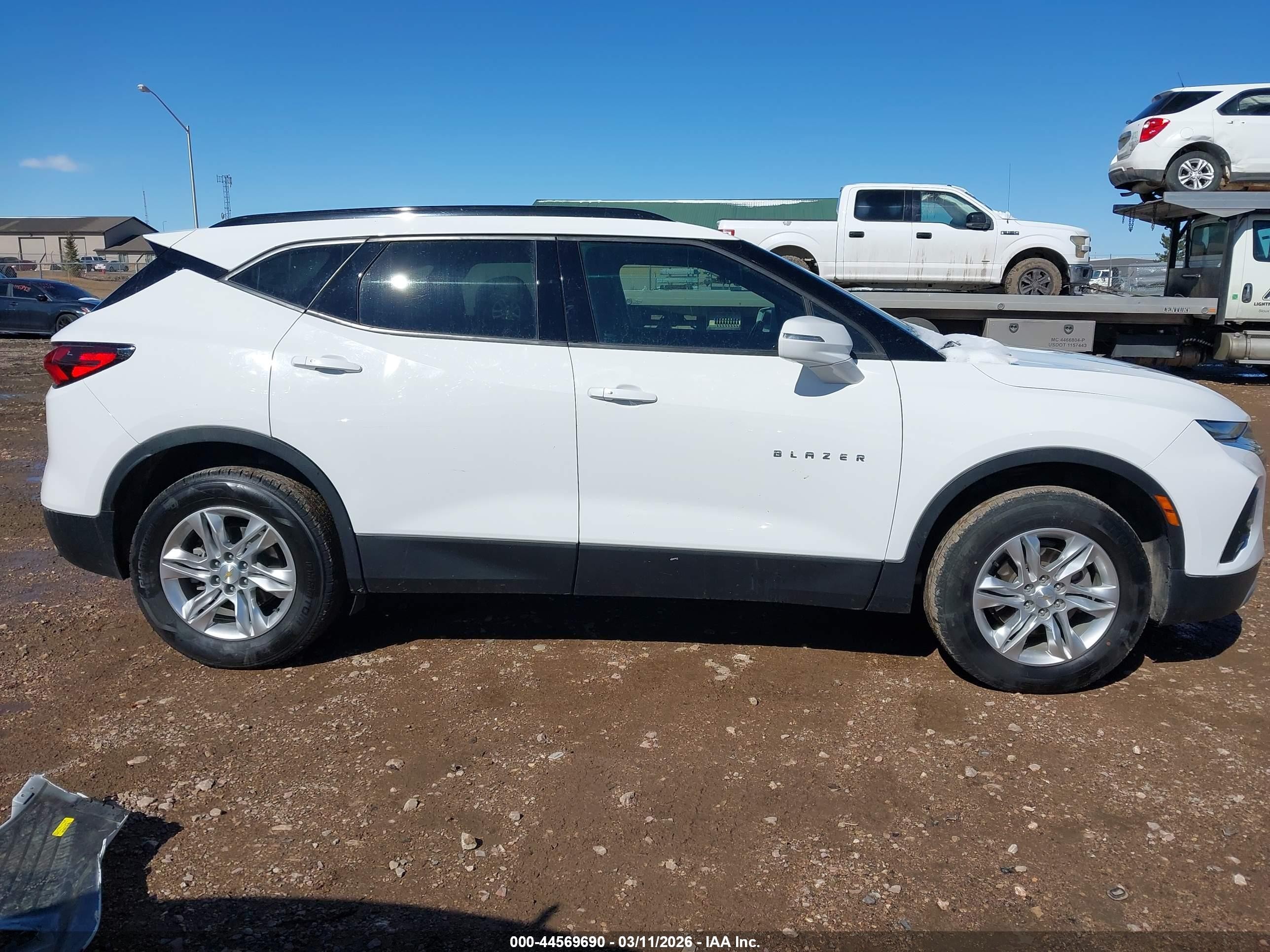 2020 Chevrolet Blazer Fwd 1lt White vin: 3GNKBBRA0LS692324