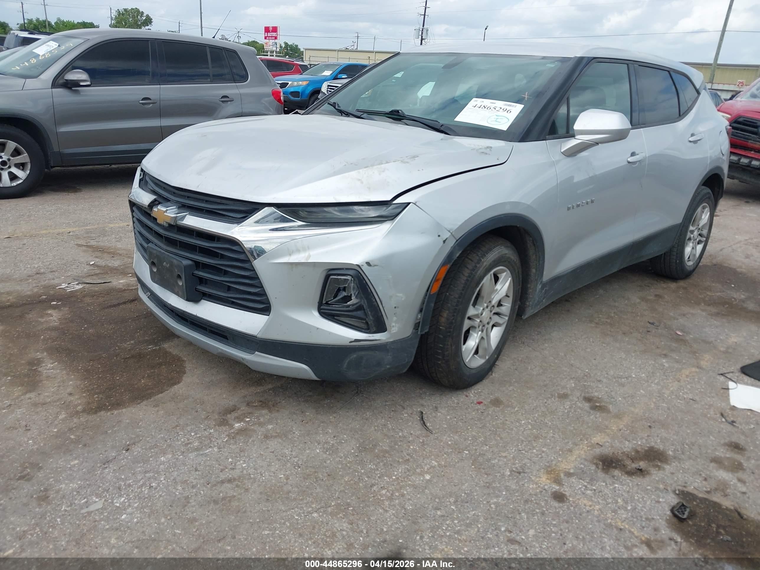 2020 Chevrolet Blazer Fwd 1lt Silver vin: 3GNKBBRA1LS529584