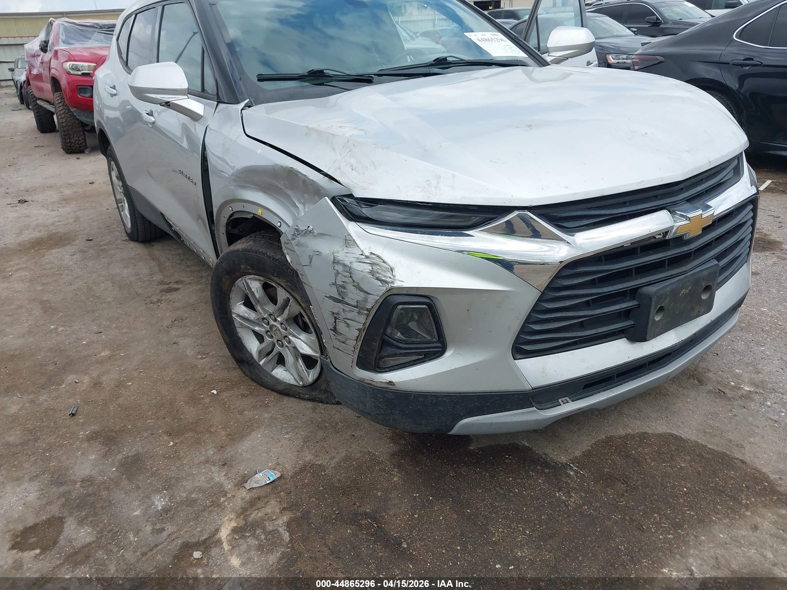 2020 Chevrolet Blazer Fwd 1lt Silver vin: 3GNKBBRA1LS529584