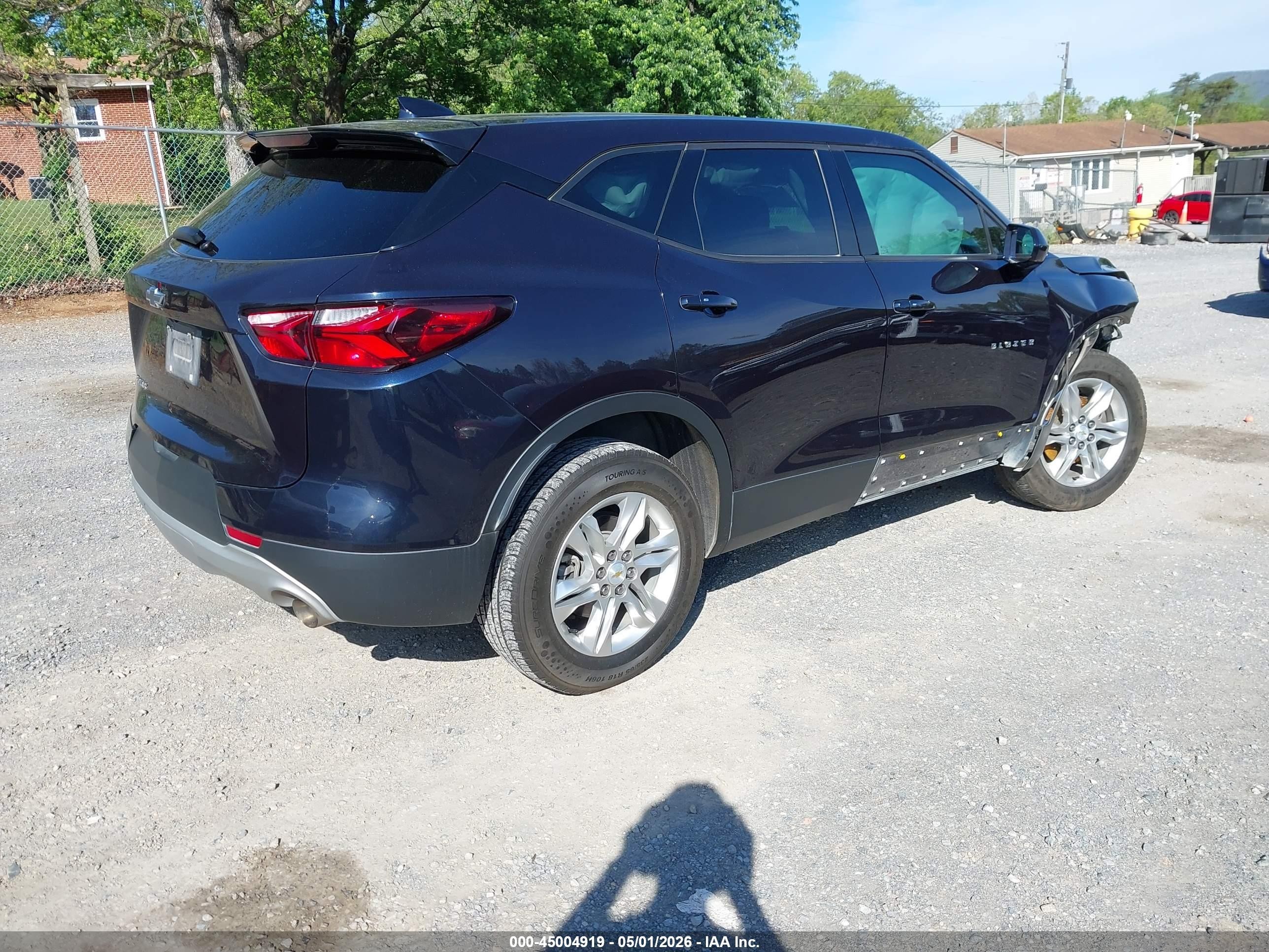 2020 Chevrolet Blazer Fwd 1lt Blue vin: 3GNKBBRA1LS572337