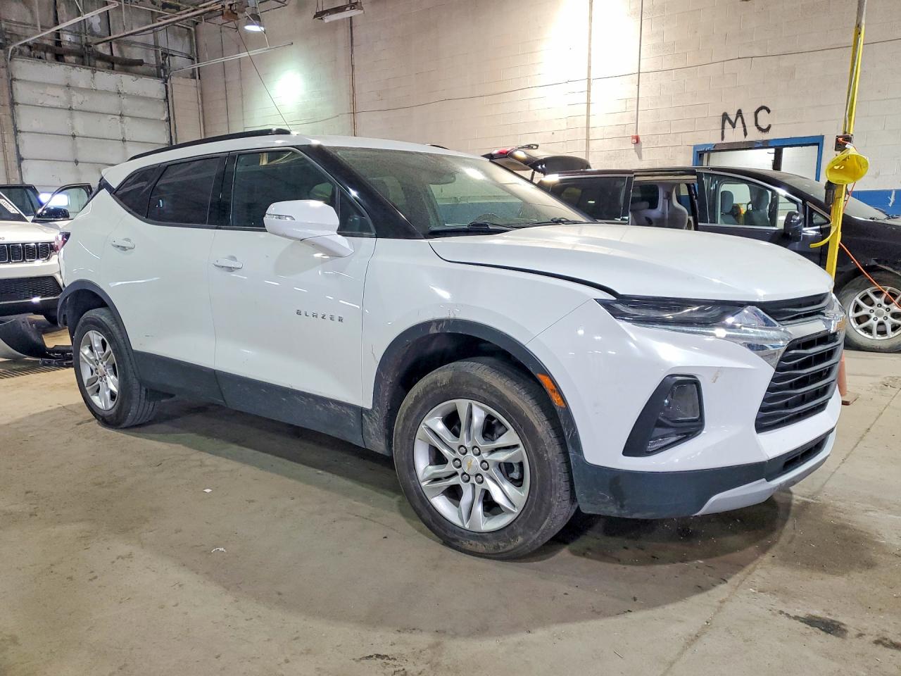 2020 Chevrolet Blazer 1lt White vin: 3GNKBBRA3LS677977