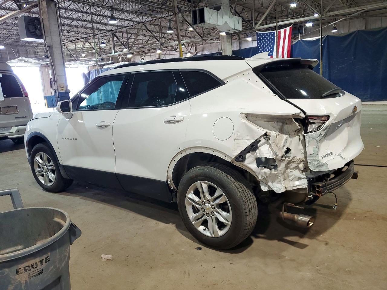 2020 Chevrolet Blazer 1lt White vin: 3GNKBBRA3LS677977
