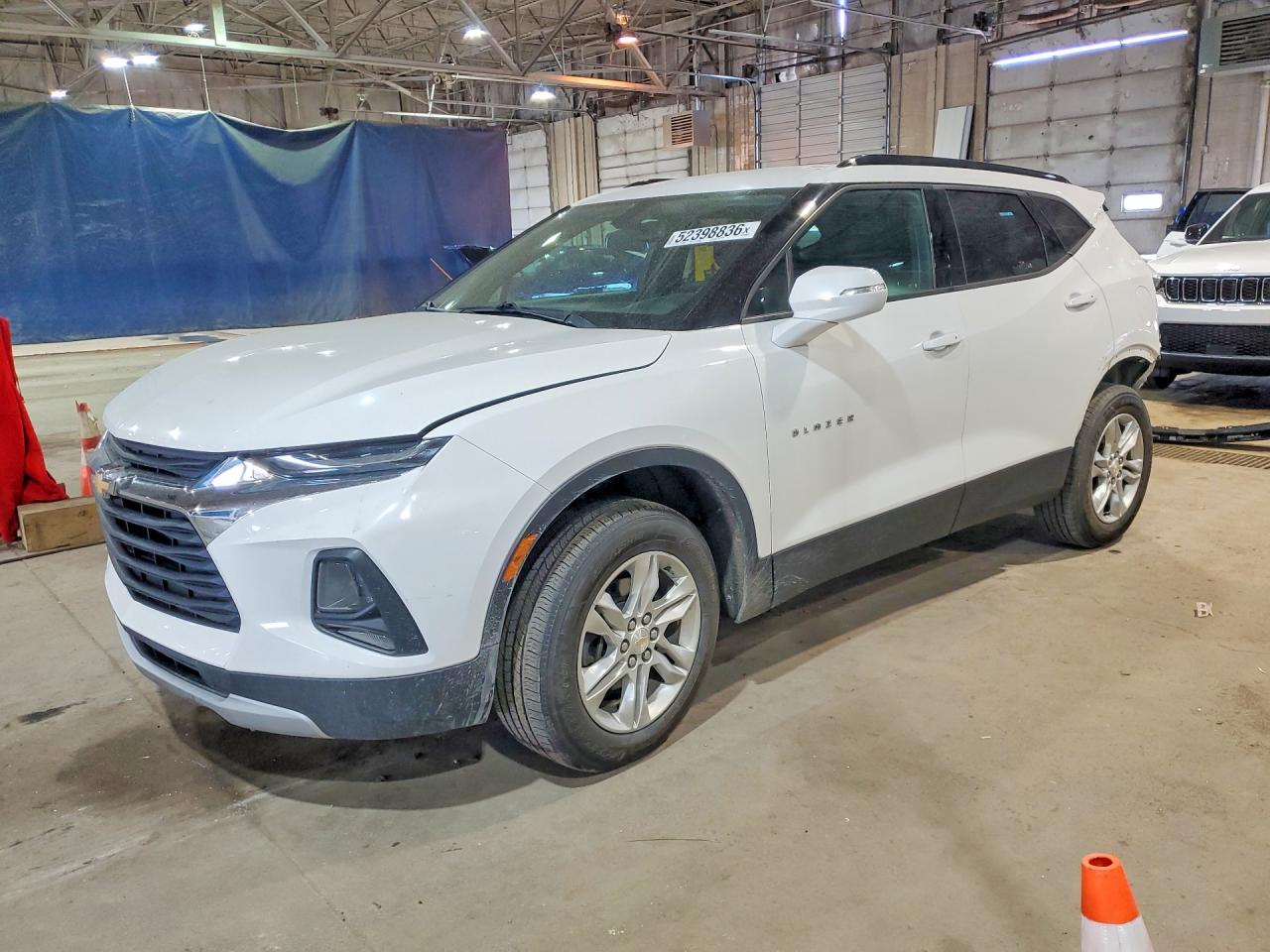 2020 Chevrolet Blazer 1lt White vin: 3GNKBBRA3LS677977