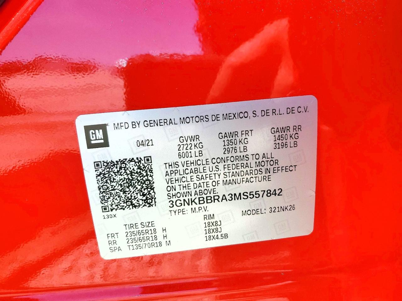 2021 Chevrolet Blazer 1lt Red vin: 3GNKBBRA3MS557842