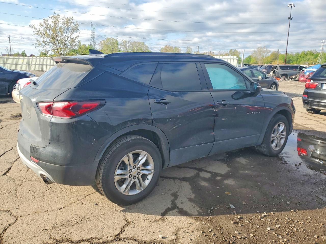 2019 Chevrolet Blazer 1lt Black vin: 3GNKBBRA4KS687836