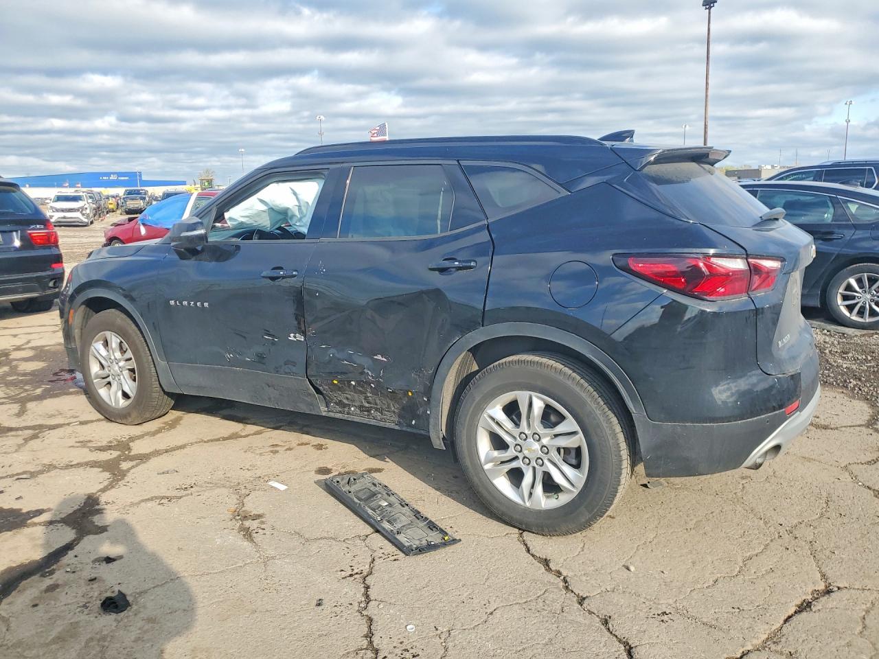 2019 Chevrolet Blazer 1lt Black vin: 3GNKBBRA4KS687836