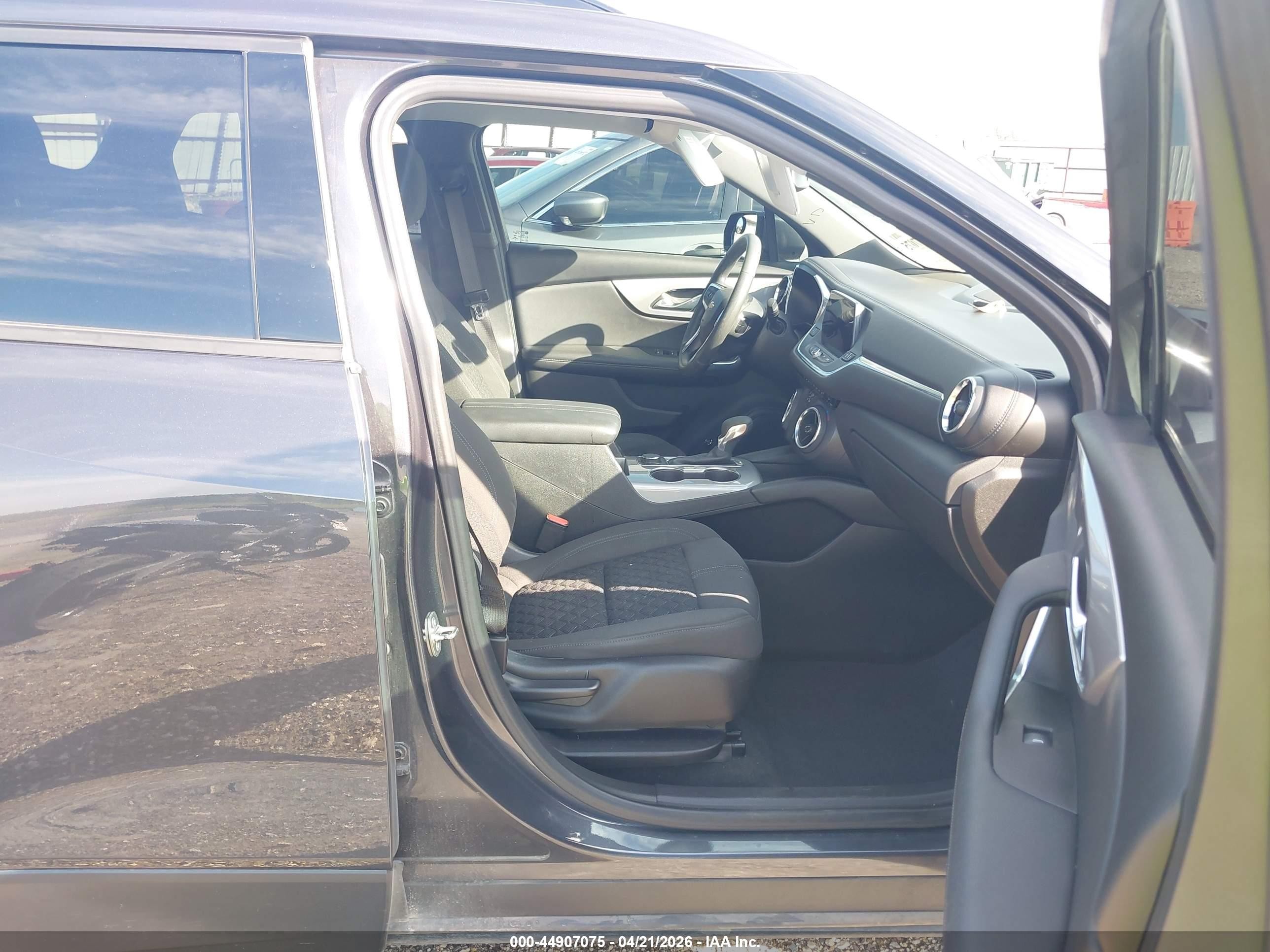 2021 Chevrolet Blazer Fwd 1lt Gray vin: 3GNKBBRA4MS540676