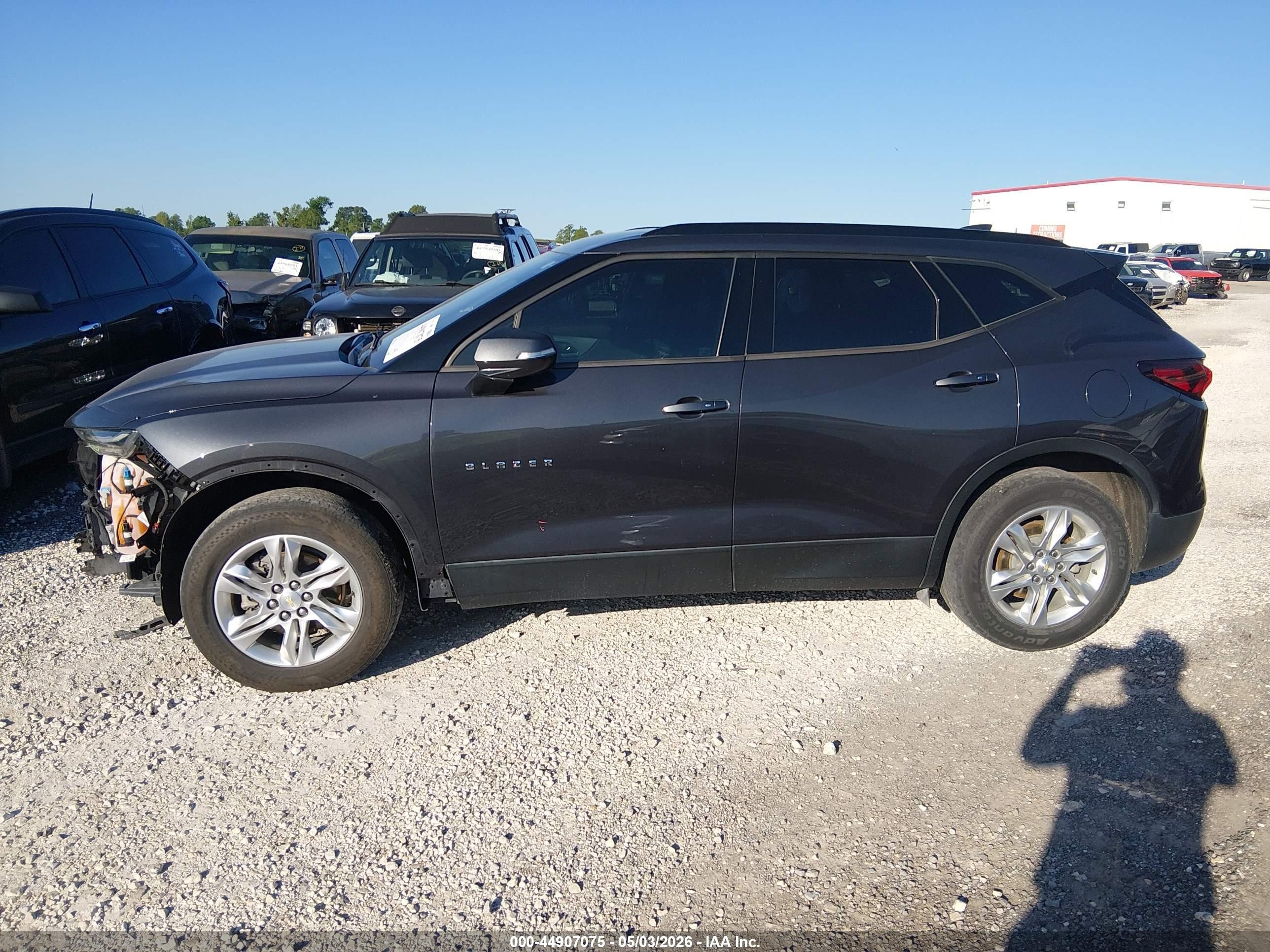 2021 Chevrolet Blazer Fwd 1lt Gray vin: 3GNKBBRA4MS540676