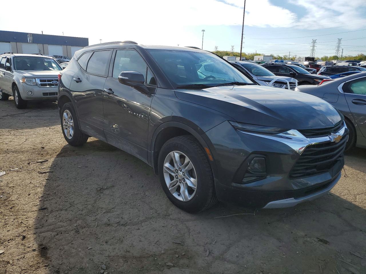 2020 Chevrolet Blazer 1lt Gray vin: 3GNKBBRAXLS661677