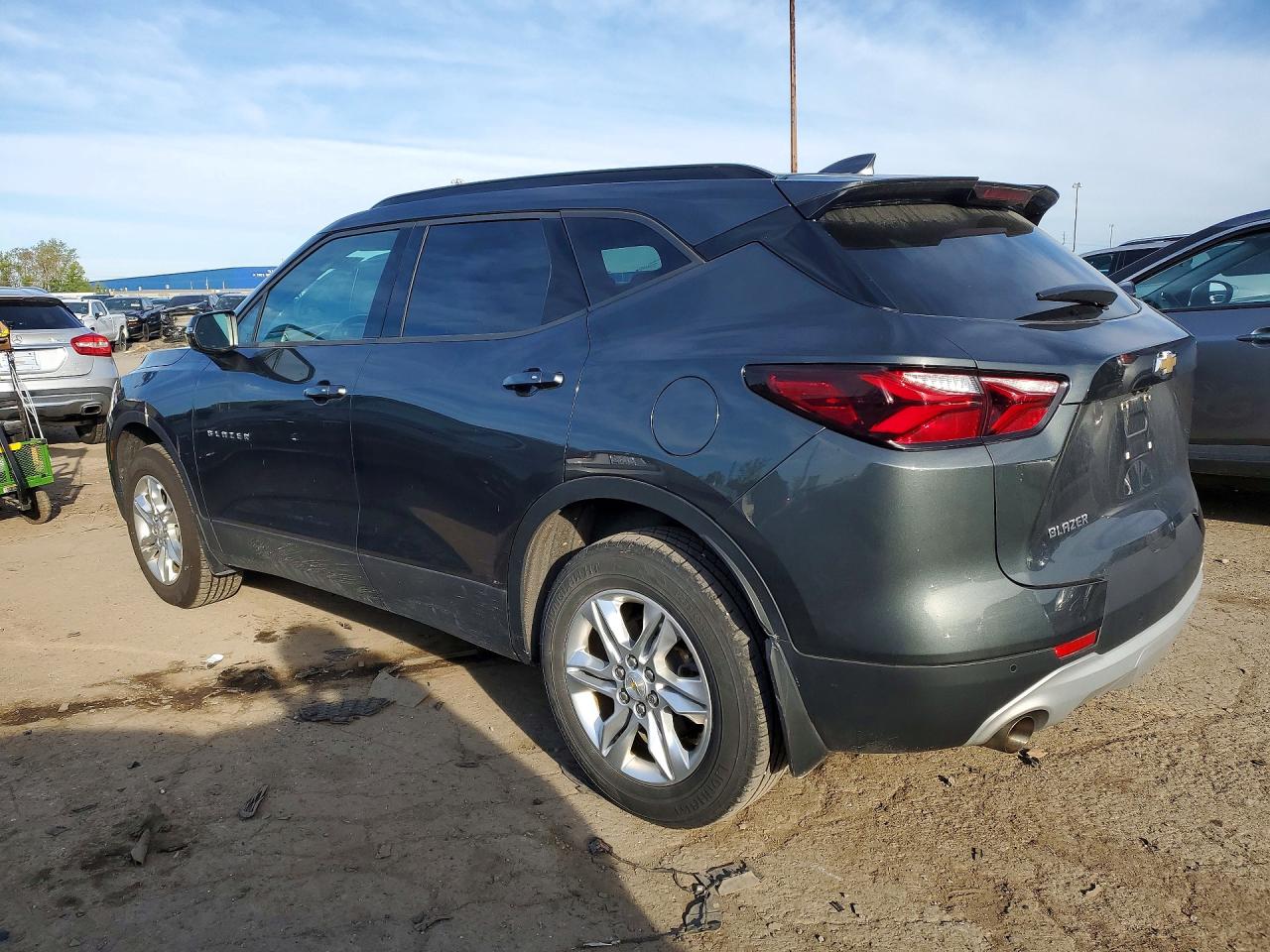 2020 Chevrolet Blazer 1lt Gray vin: 3GNKBBRAXLS661677