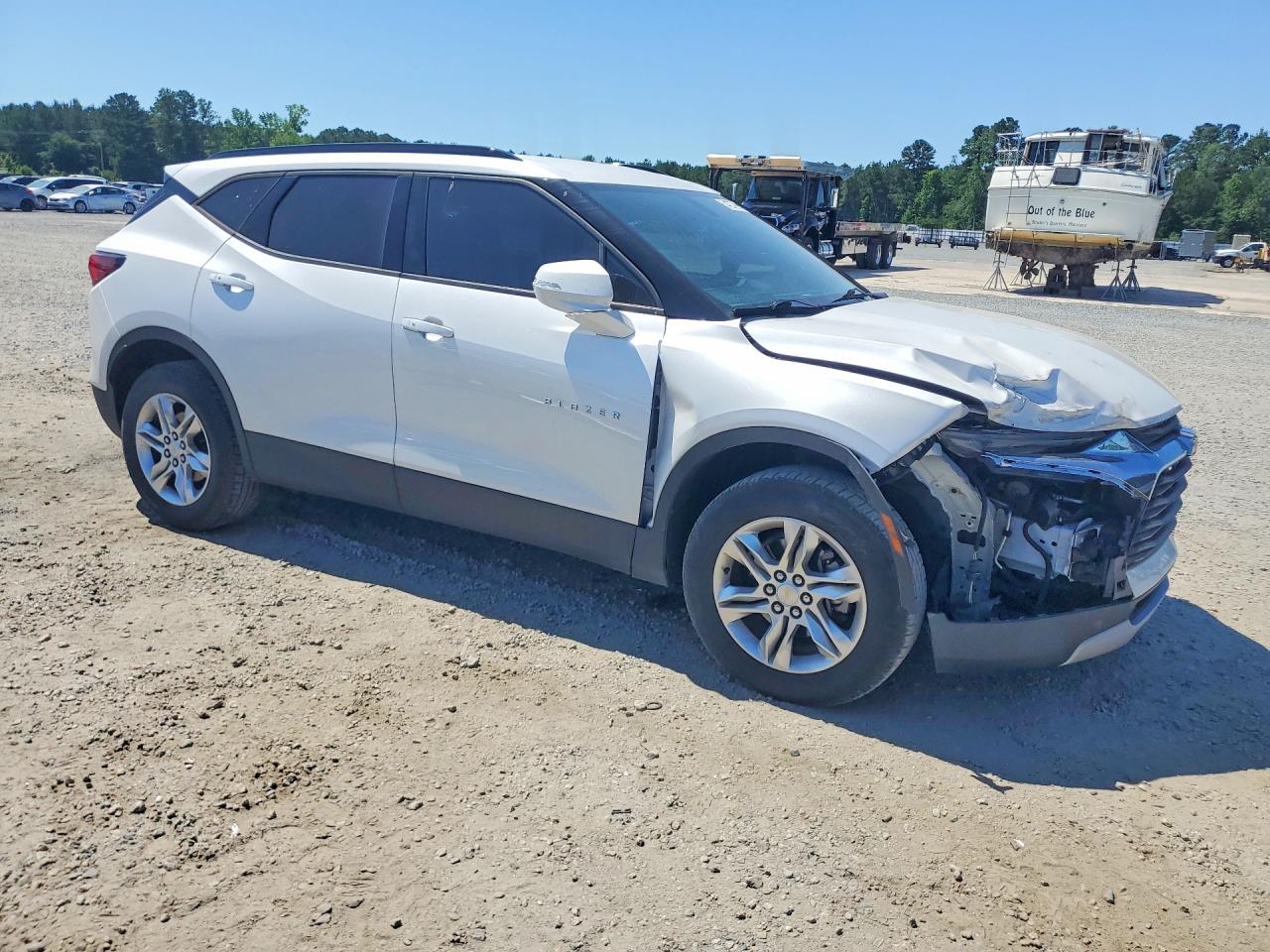 2020 Chevrolet Blazer 2lt White vin: 3GNKBCR40LS722485